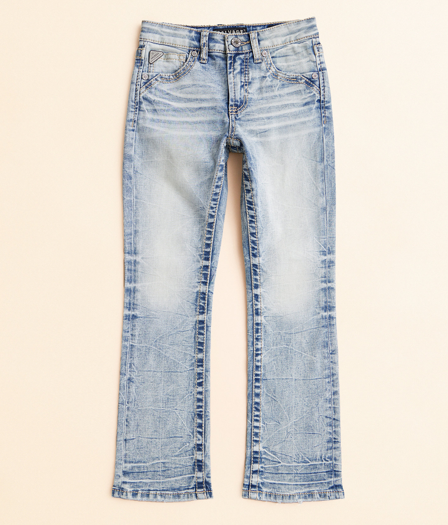 Boys - Salvage Chaos Boot Stretch Jean - Boy's Jeans in Imperial Porter