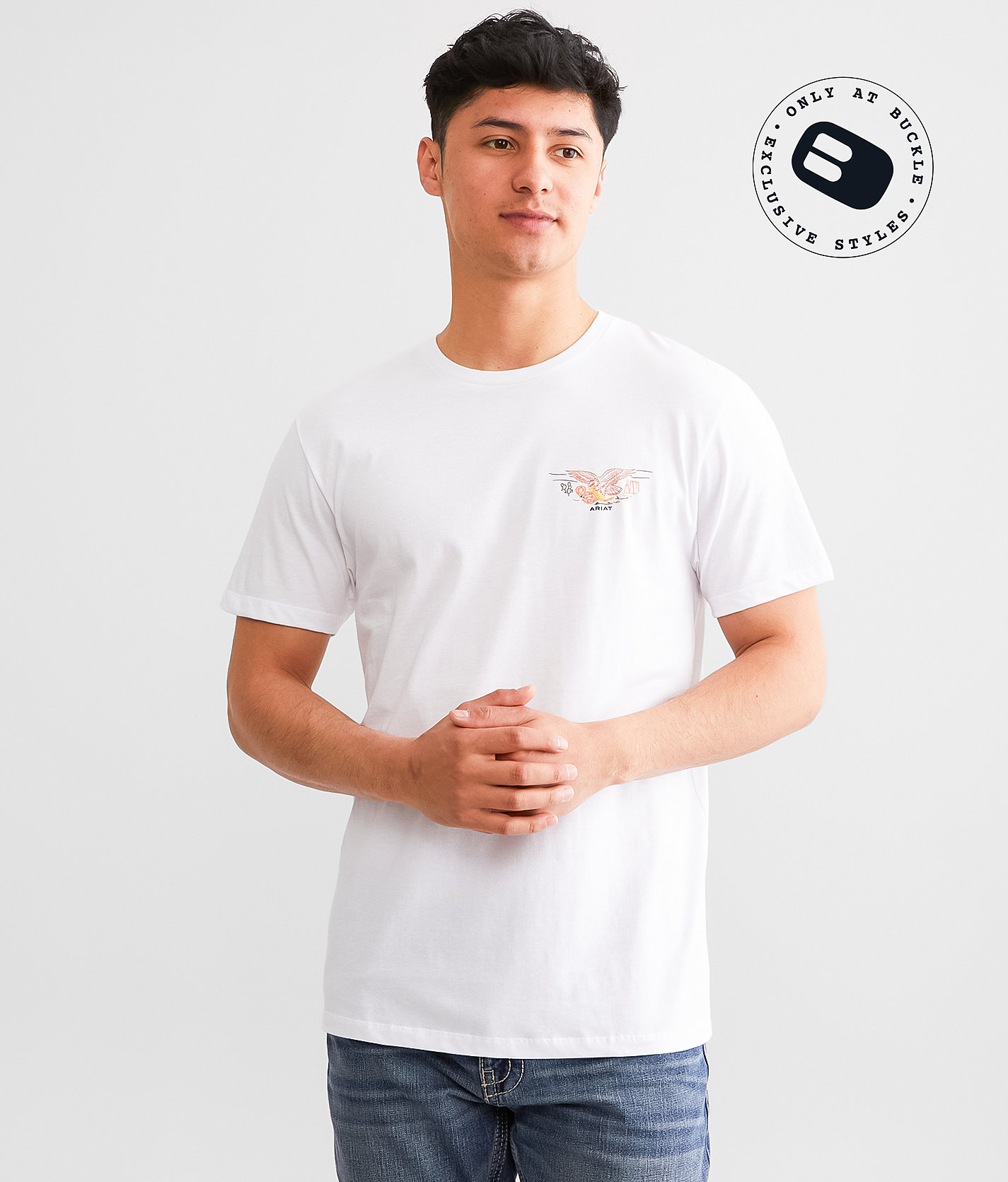 Ariat Eagle & Snake T-Shirt - Men's T-Shirts in White