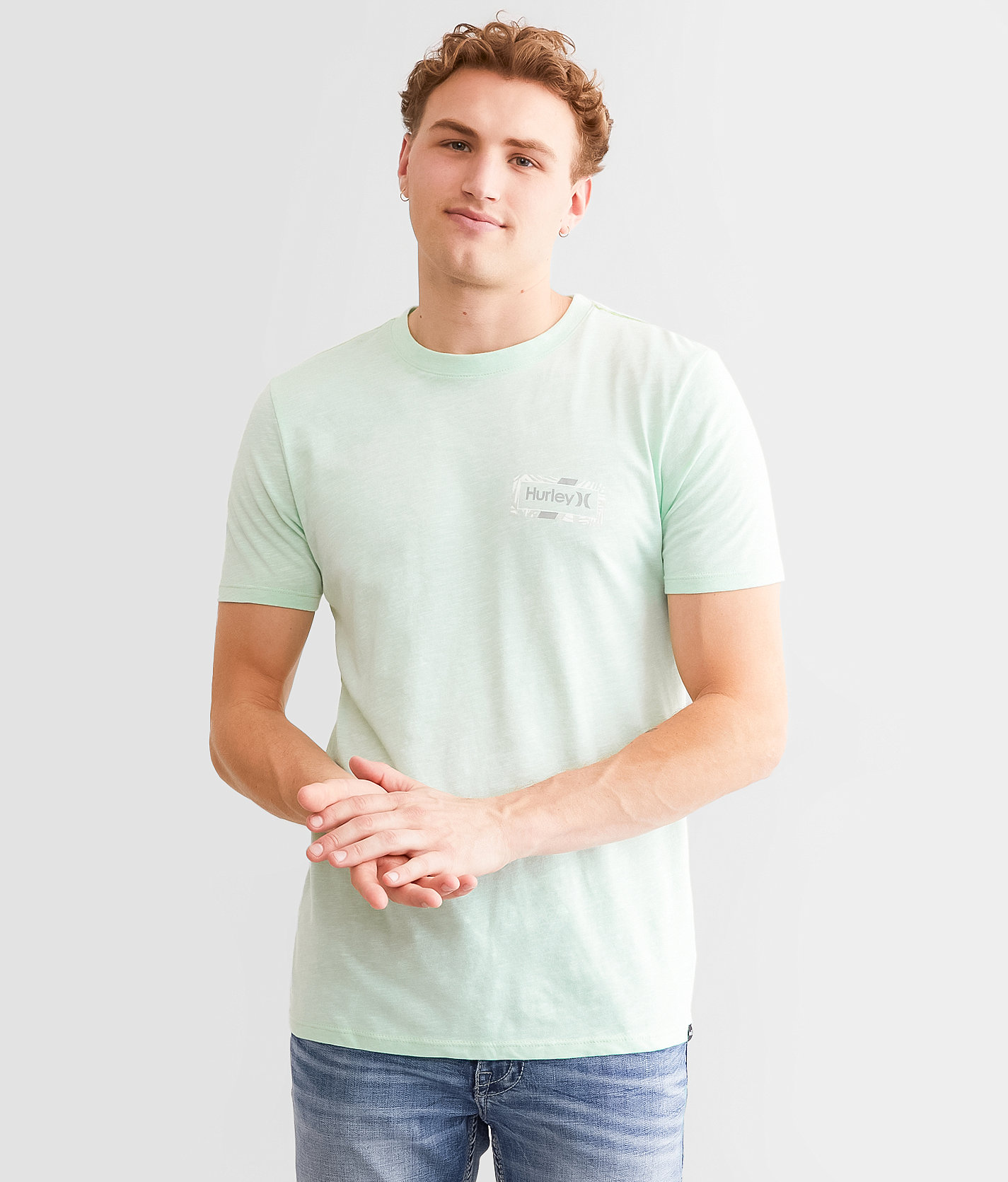 Hurley Nexxus T-Shirt - Men's T-Shirts in White Calm Cucumber