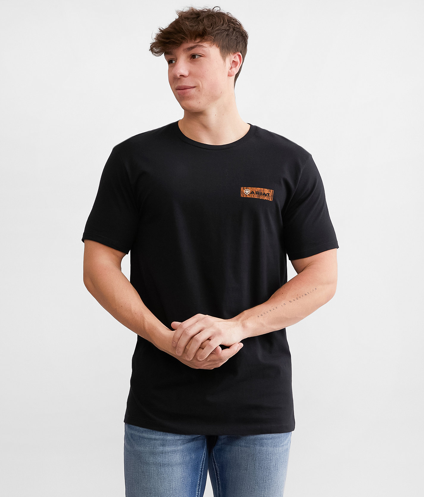 Ariat Woodshop T-Shirt - Men's T-Shirts in Black