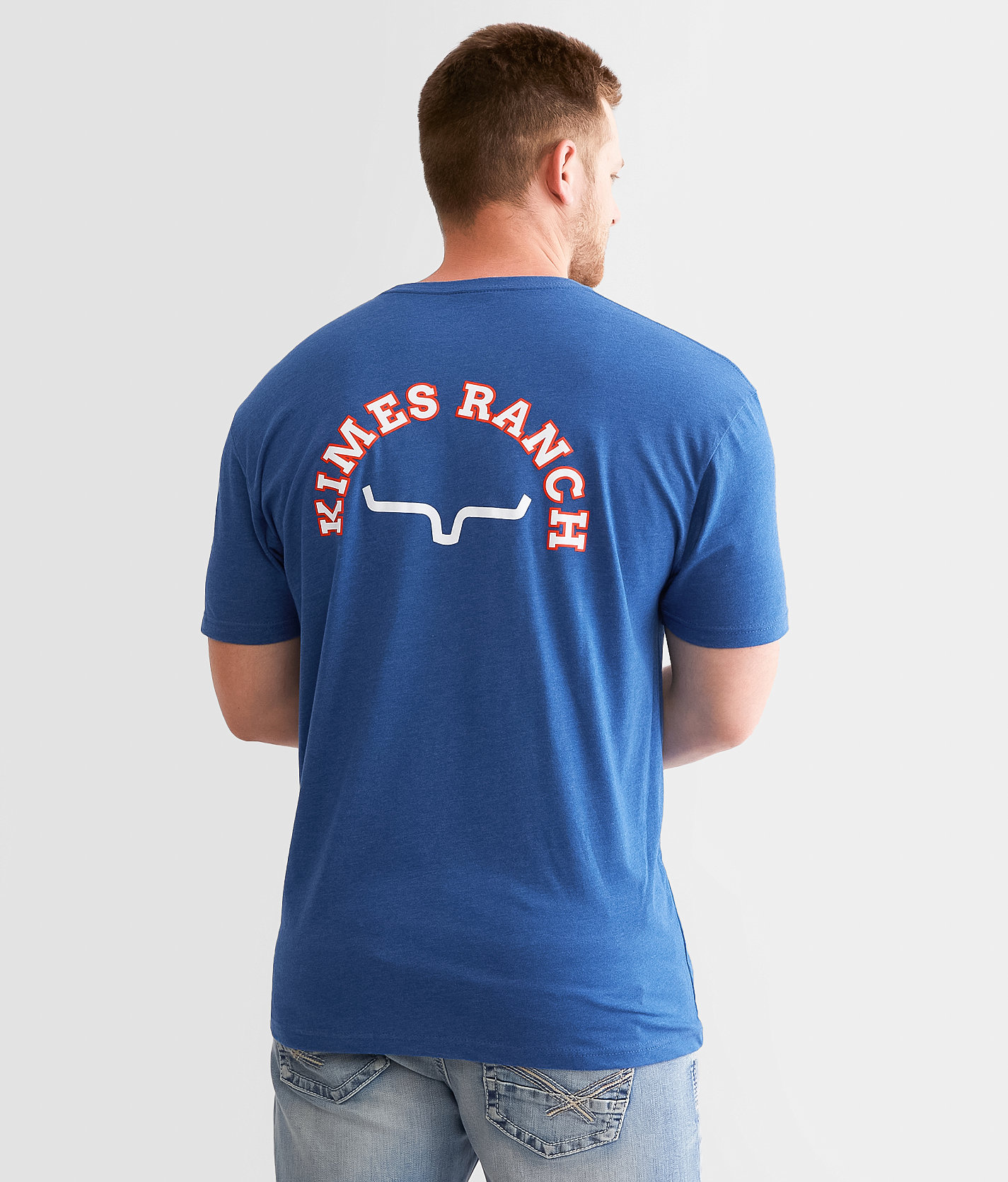 Kimes Ranch Canyon Country T-Shirt - Men's T-Shirts in Heather Cool Blue