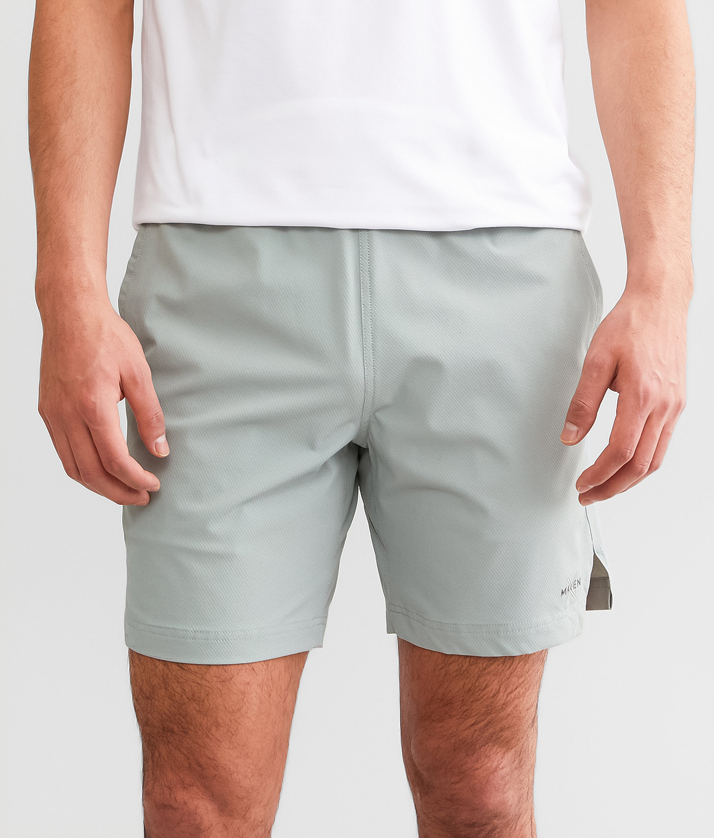 Maven Co-op Train Performance Stretch Short - Men's Shorts in Aloe