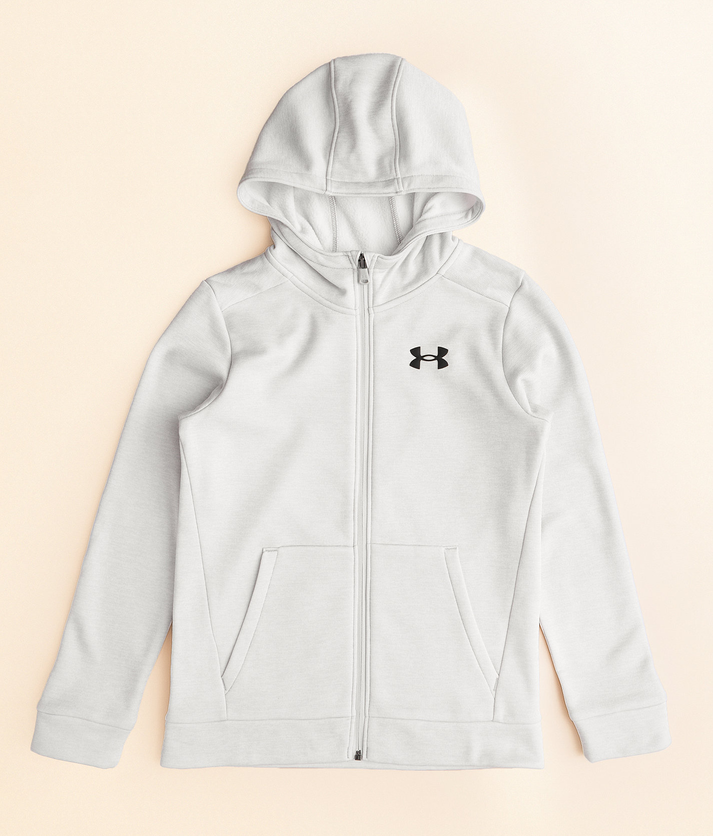 Boys - Under Armour® Fleece Hoodie - Boy's Sweatshirts in Halo Gray Black
