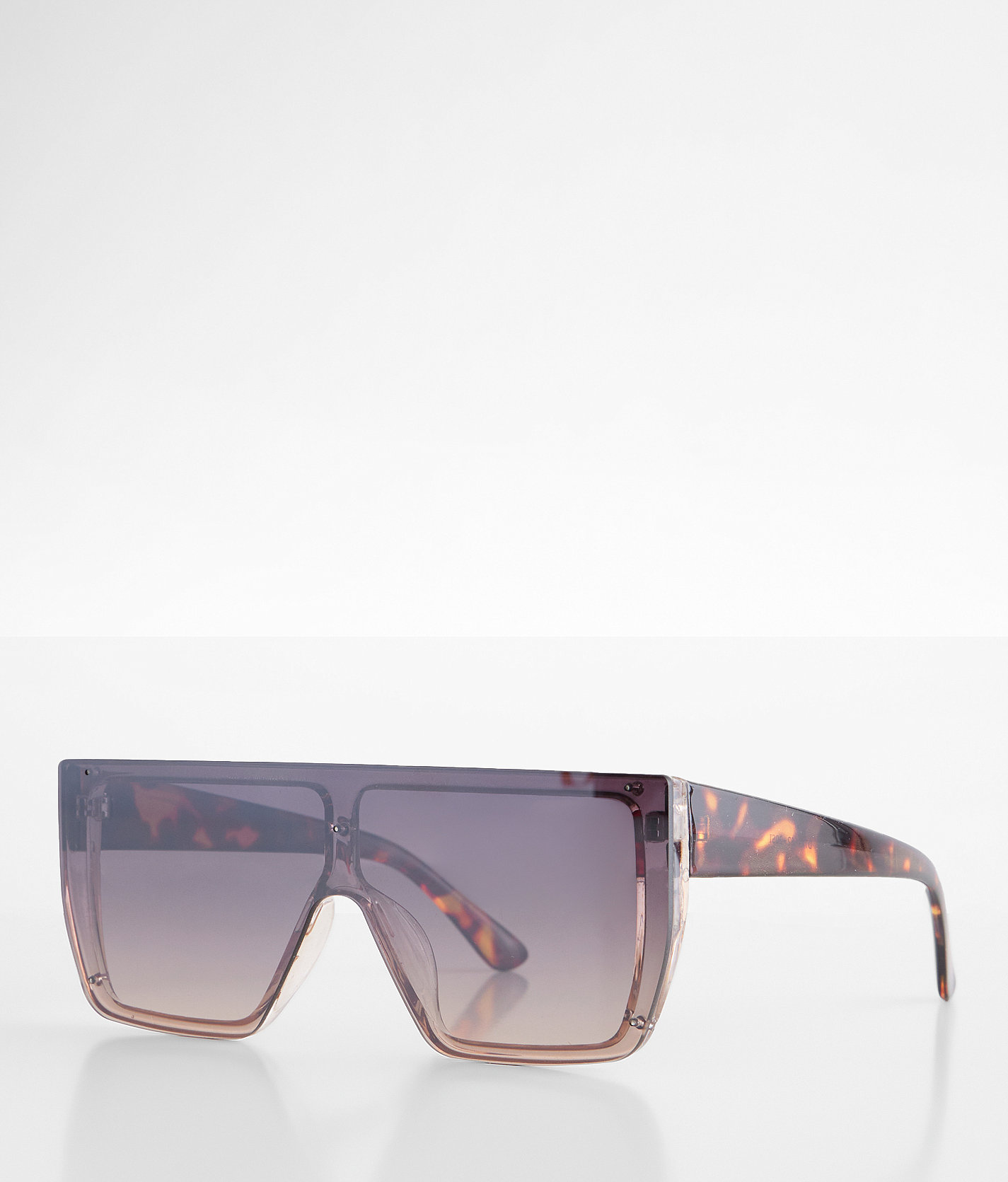 BKE Tort Shield Sunglasses - Women's Sunglasses & Glasses in Brown Tortoise