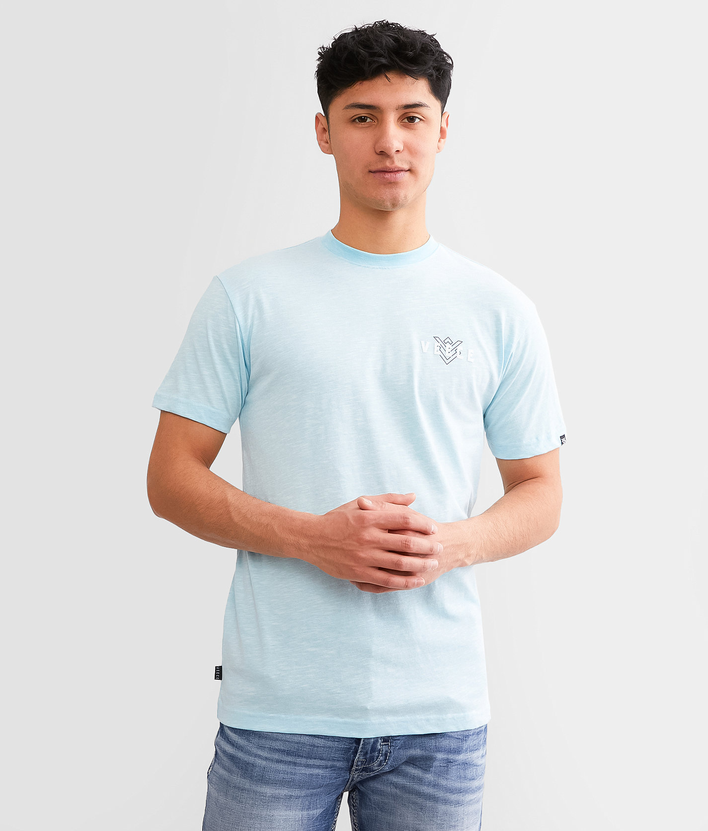 Veece Iron Blast T-Shirt - Men's T-Shirts in Crystal Blue