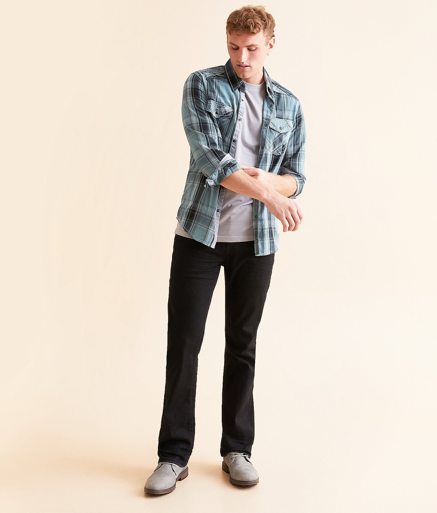 Rock Revival Chason Boot Stretch Jean - Men's Jeans in Chason B202