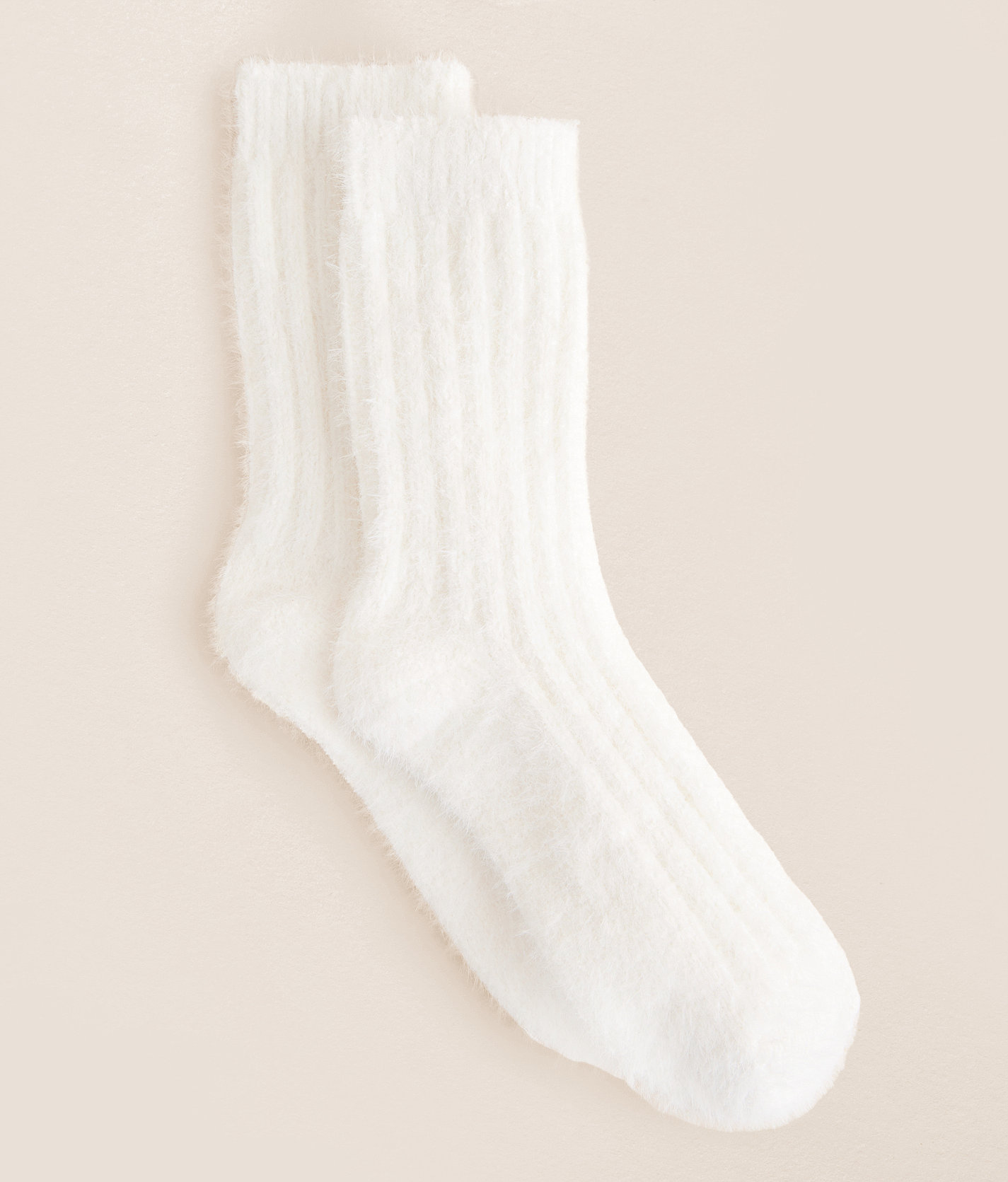 BKE Chenille Boot Socks - Women's Socks in White