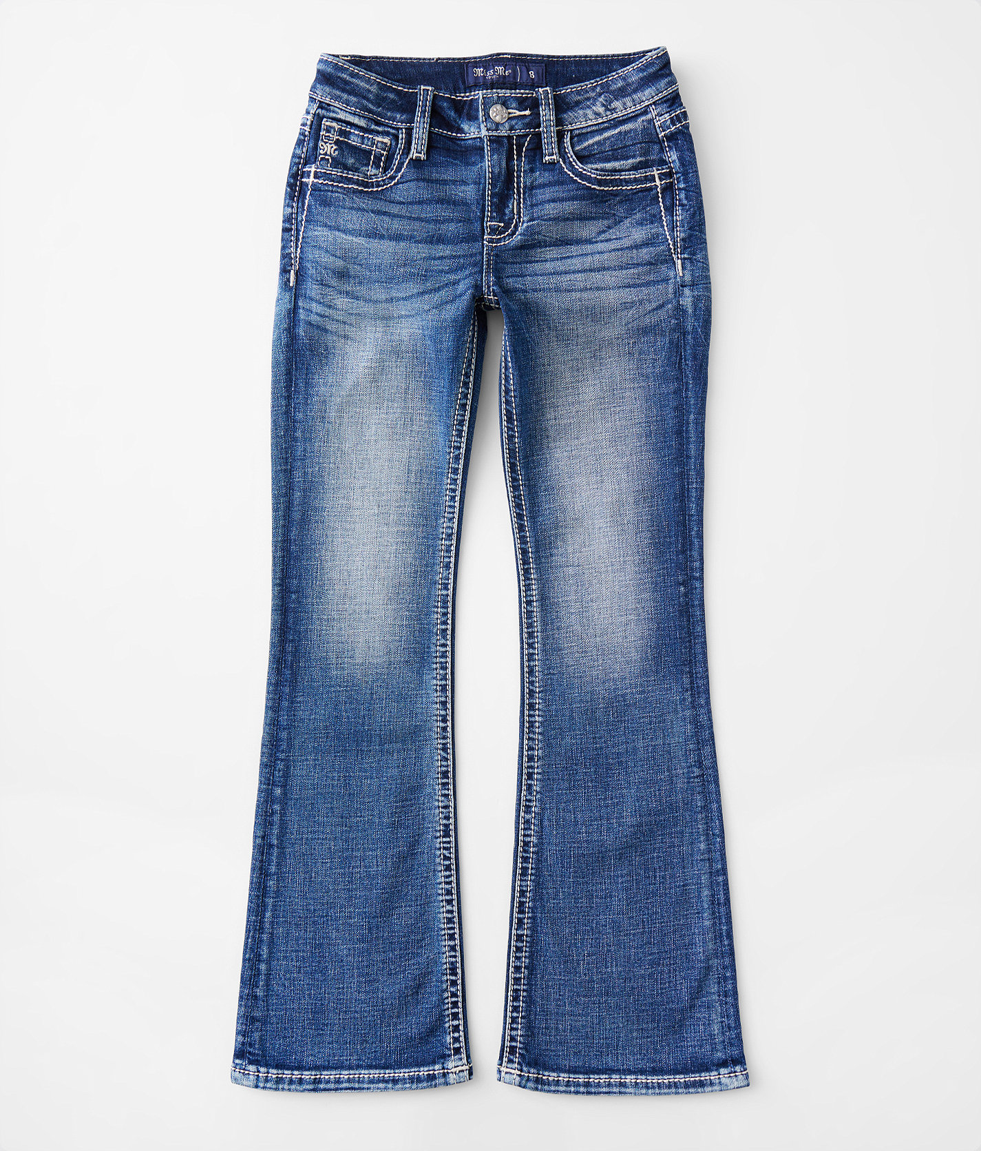 Girls - Miss Me Mid-Rise Boot Stretch Jean - Girl's Jeans in D1066