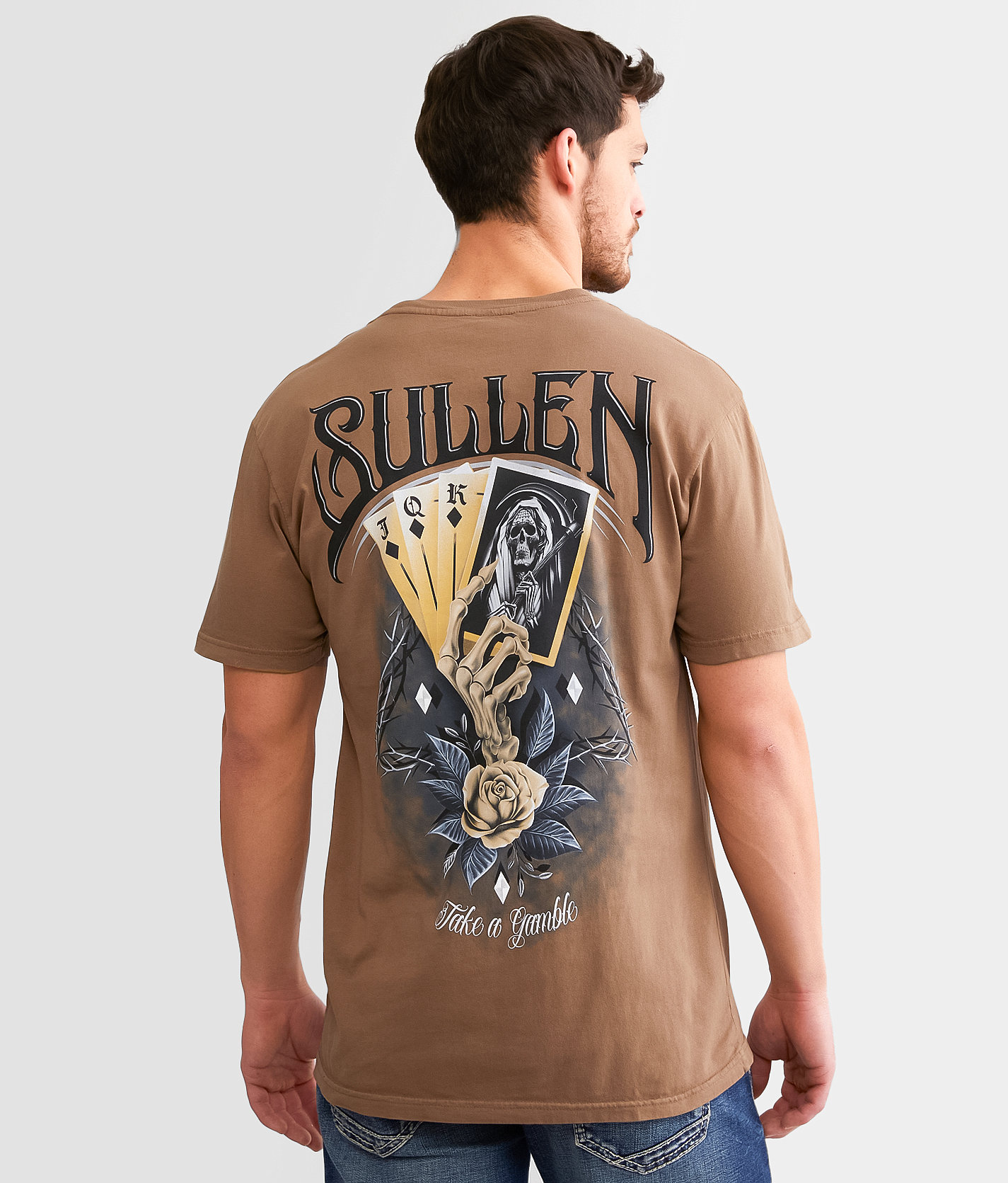 Sullen Gamble T-Shirt - Men's T-Shirts in Timberwolf