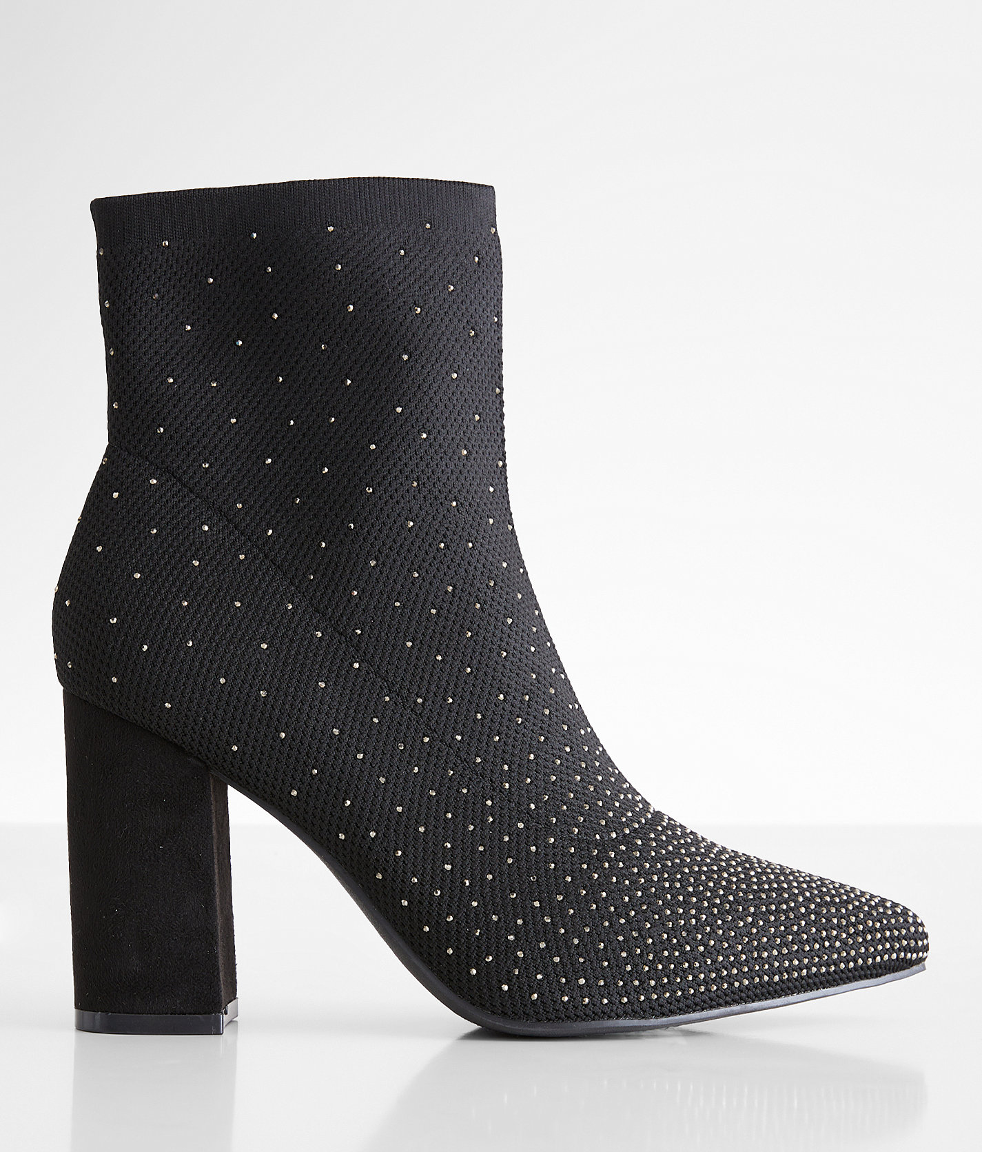 Mia Rhinestone Ankle Boot - Women's Shoes in Black