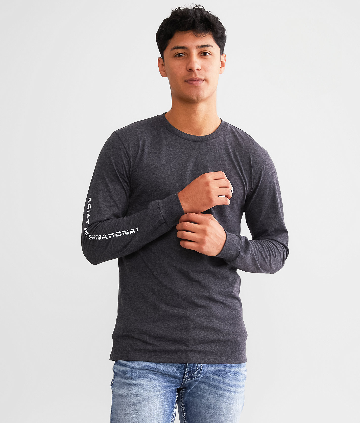 Ariat Billboard Mexico T-Shirt - Men's T-Shirts in Charcoal Heather