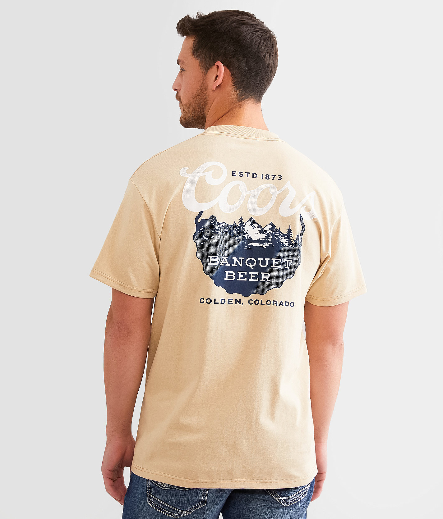 tee luv Coors® Banquet T-Shirt - Men's T-Shirts in Sand