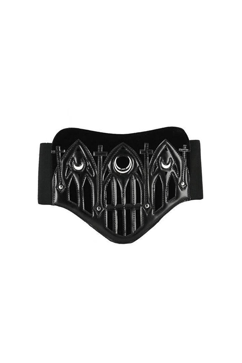 Cathedral Waist Belt With Triple Moon