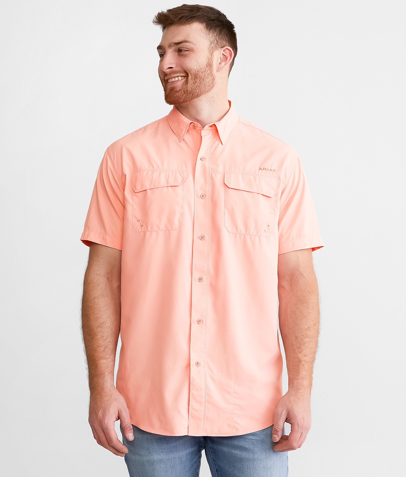 Ariat VentTEK™ Outbound Shirt - Men's Shirts in Apricot Blush