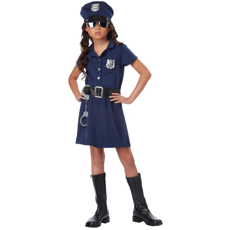 Police Officer Child Med 8-10