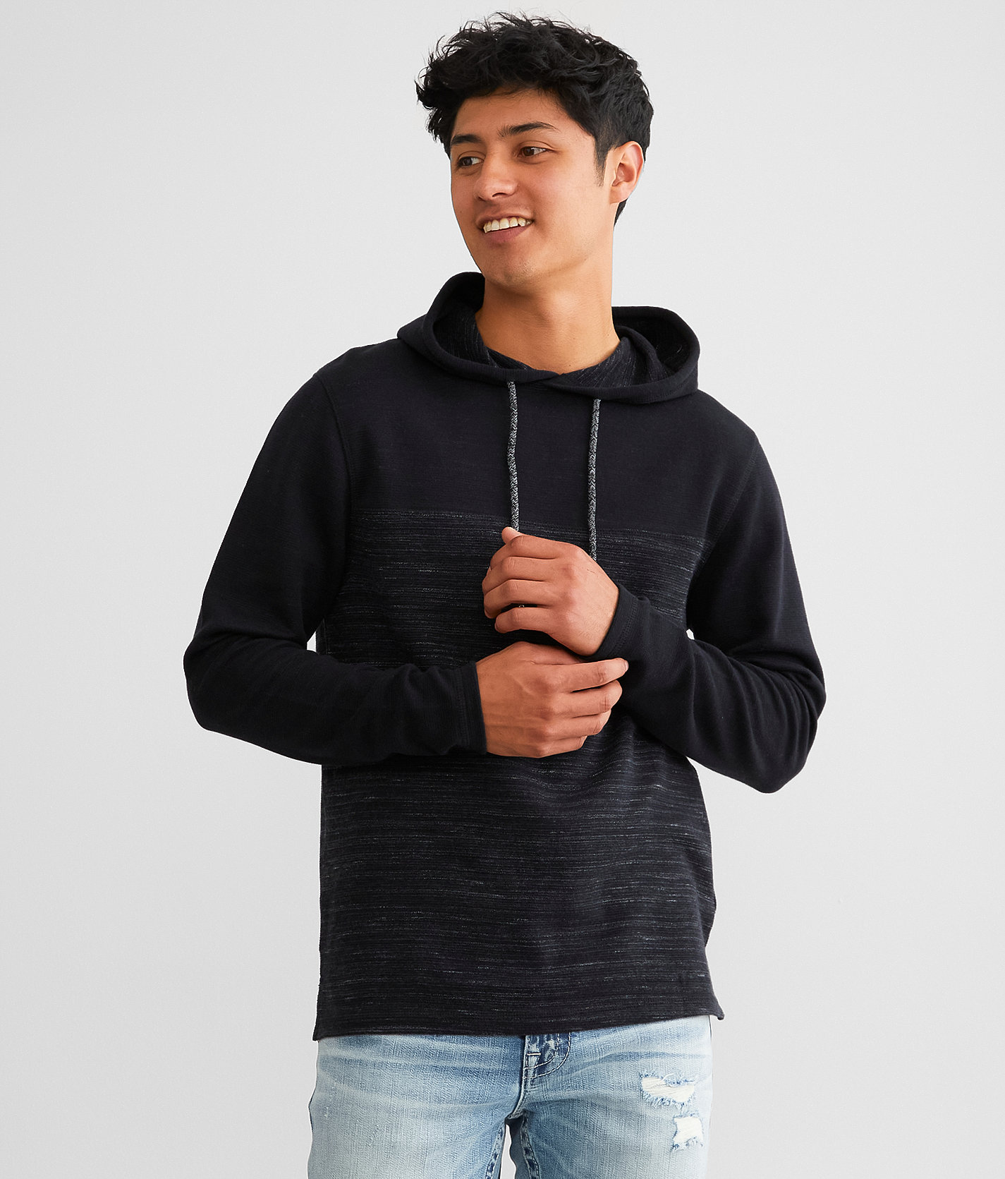 BKE Marled Hoodie - Men's Sweatshirts in Black