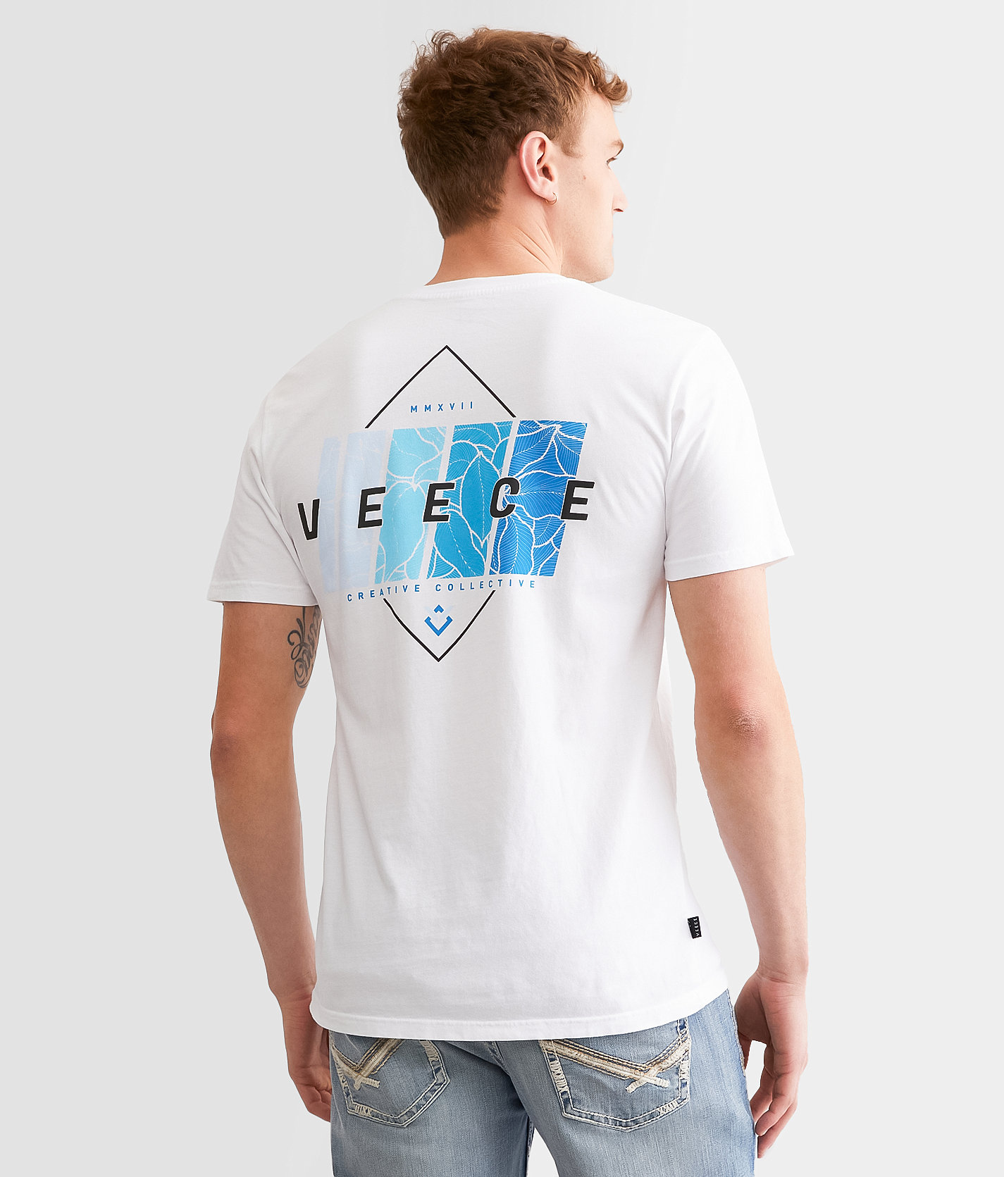 Veece Symbiosis T-Shirt - Men's T-Shirts in Antique White