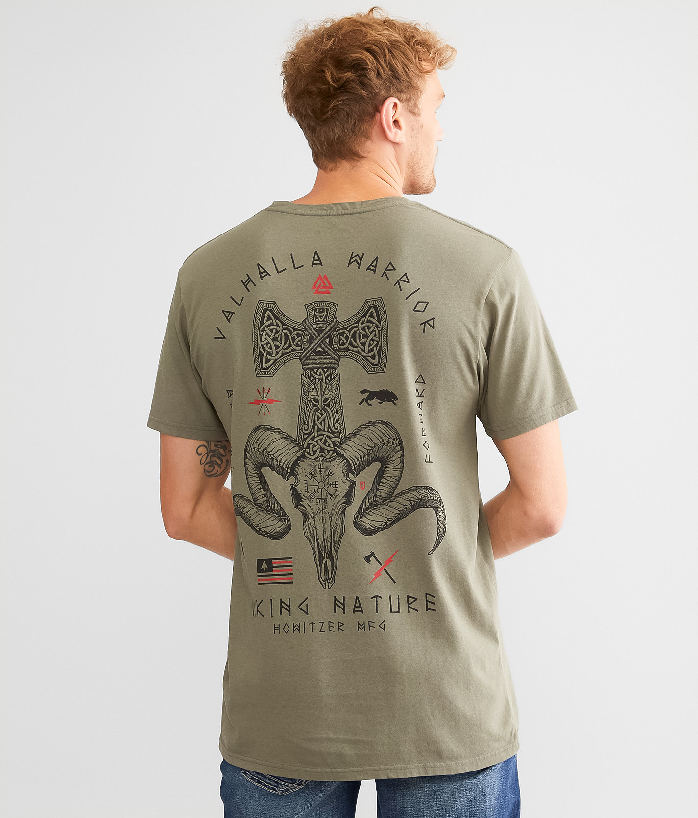 Howitzer Battle Ram T-Shirt - Men's T-Shirts in Moon Mist