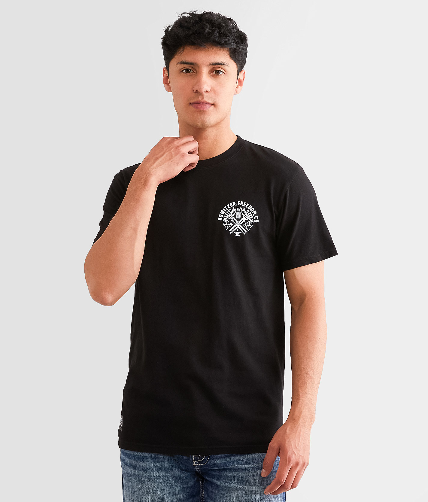 Howitzer Blue Collar Freedom T-Shirt - Men's T-Shirts in Black