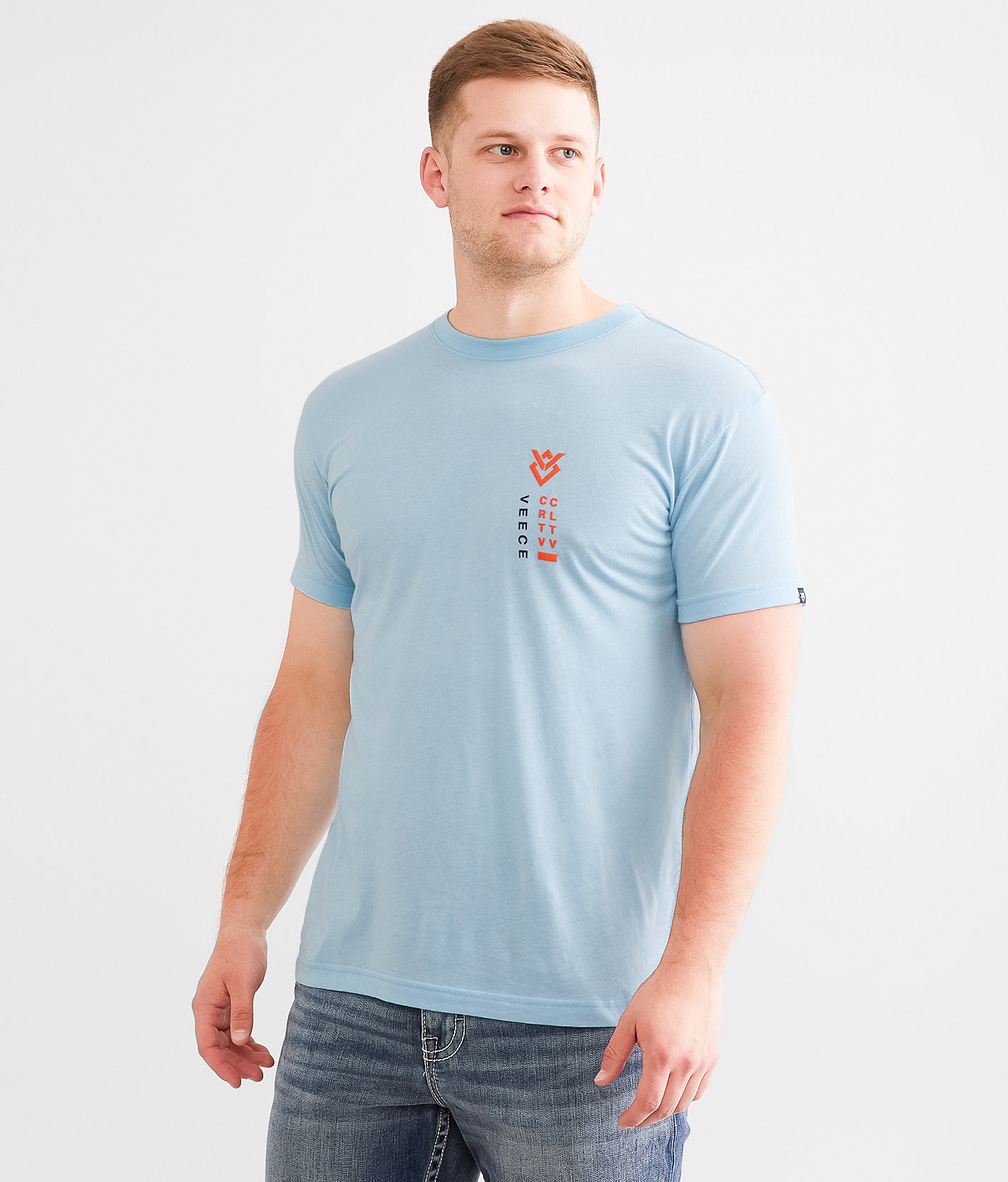 Veece Hurricane T-Shirt - Men's T-Shirts in Canal Blue Heather
