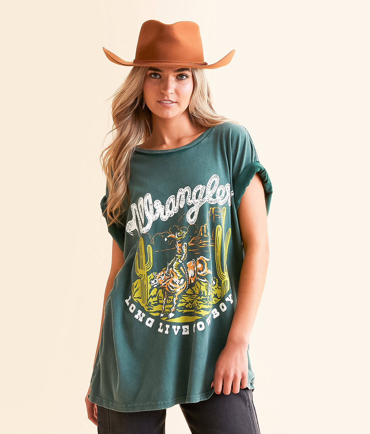 Wrangler® Desert Ride T-Shirt - Women's T-Shirts in Junebug
