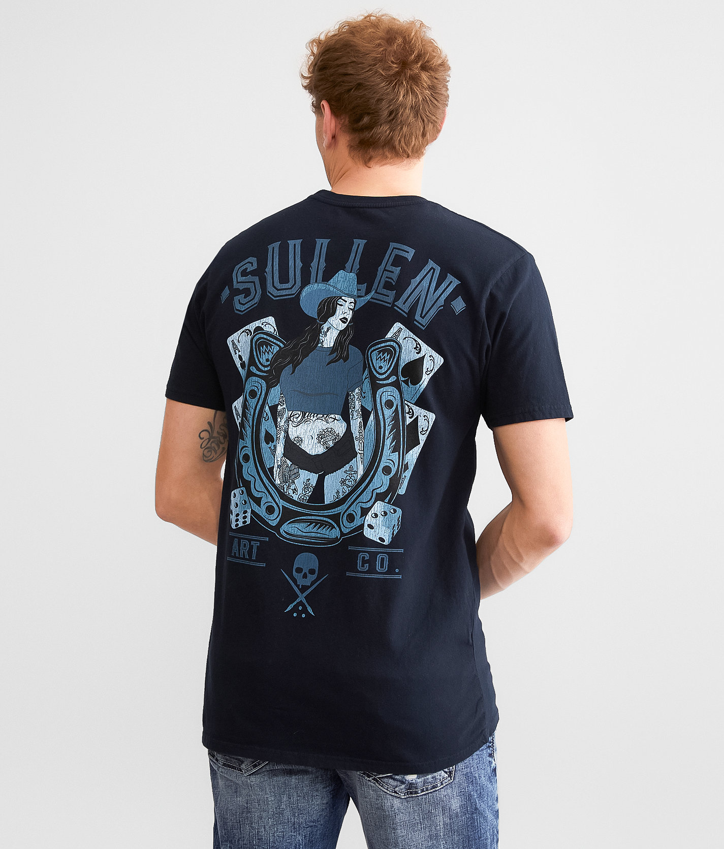 Sullen Lady Luck T-Shirt - Men's T-Shirts in Obsidian