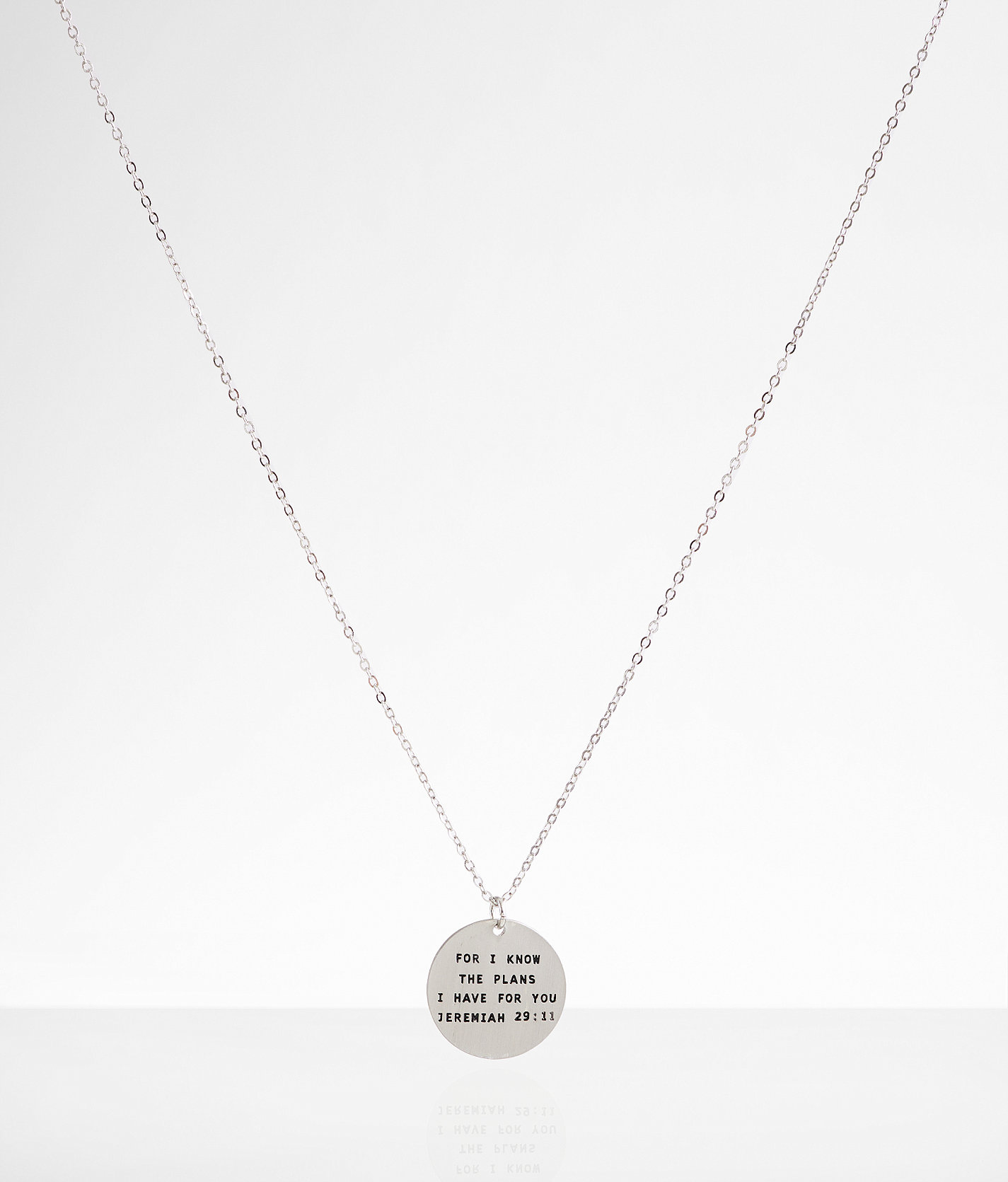 boutique by BKE Jeremiah 29:11 Necklace - Women's Jewelry in Silver