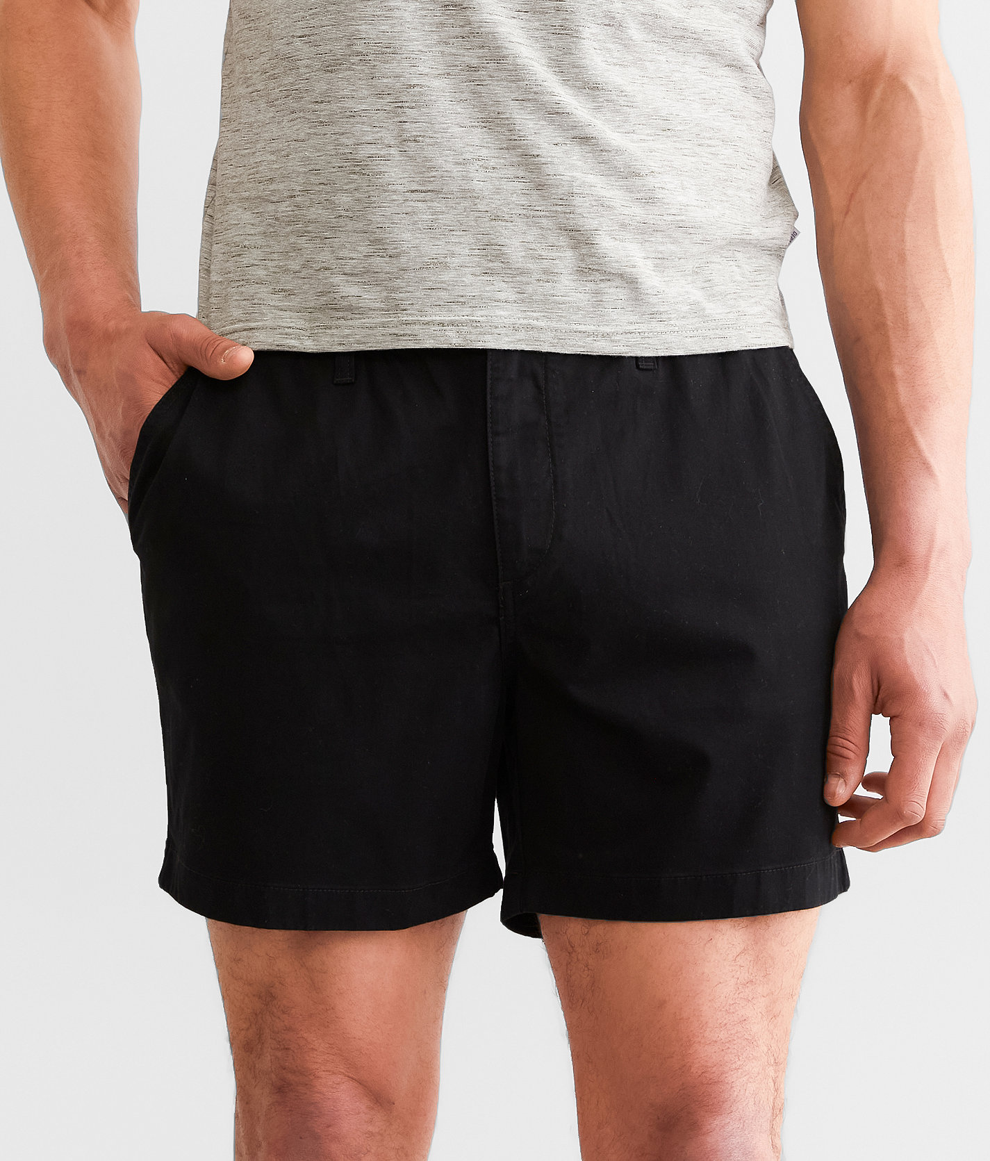 Chubbies The Dark N Stormies Stretch Short - Men's Shorts in Black Solid