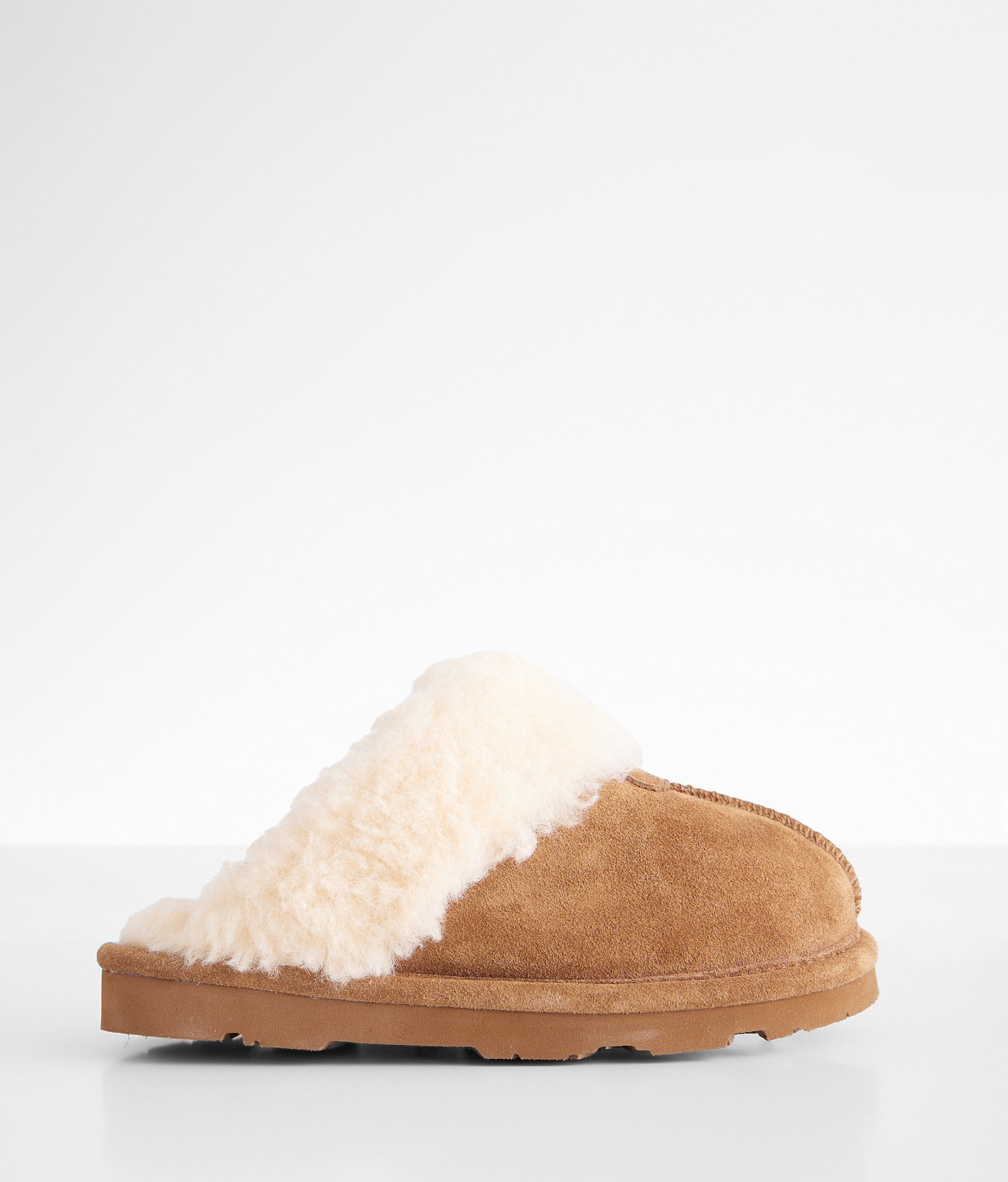 Girls - Bearpaw Loki Suede Slipper - Girl's Shoes in Hickory