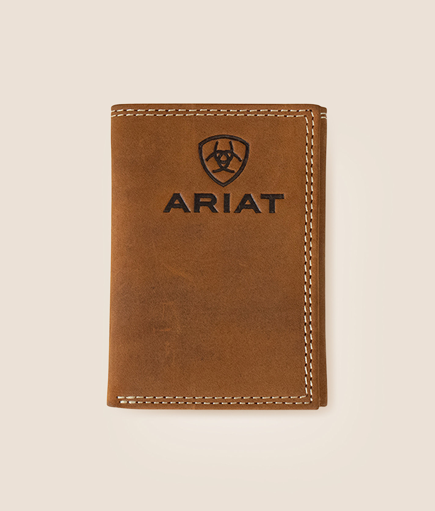 Ariat Embossed Leather Wallet - Men's Bags & Wallets in Brown