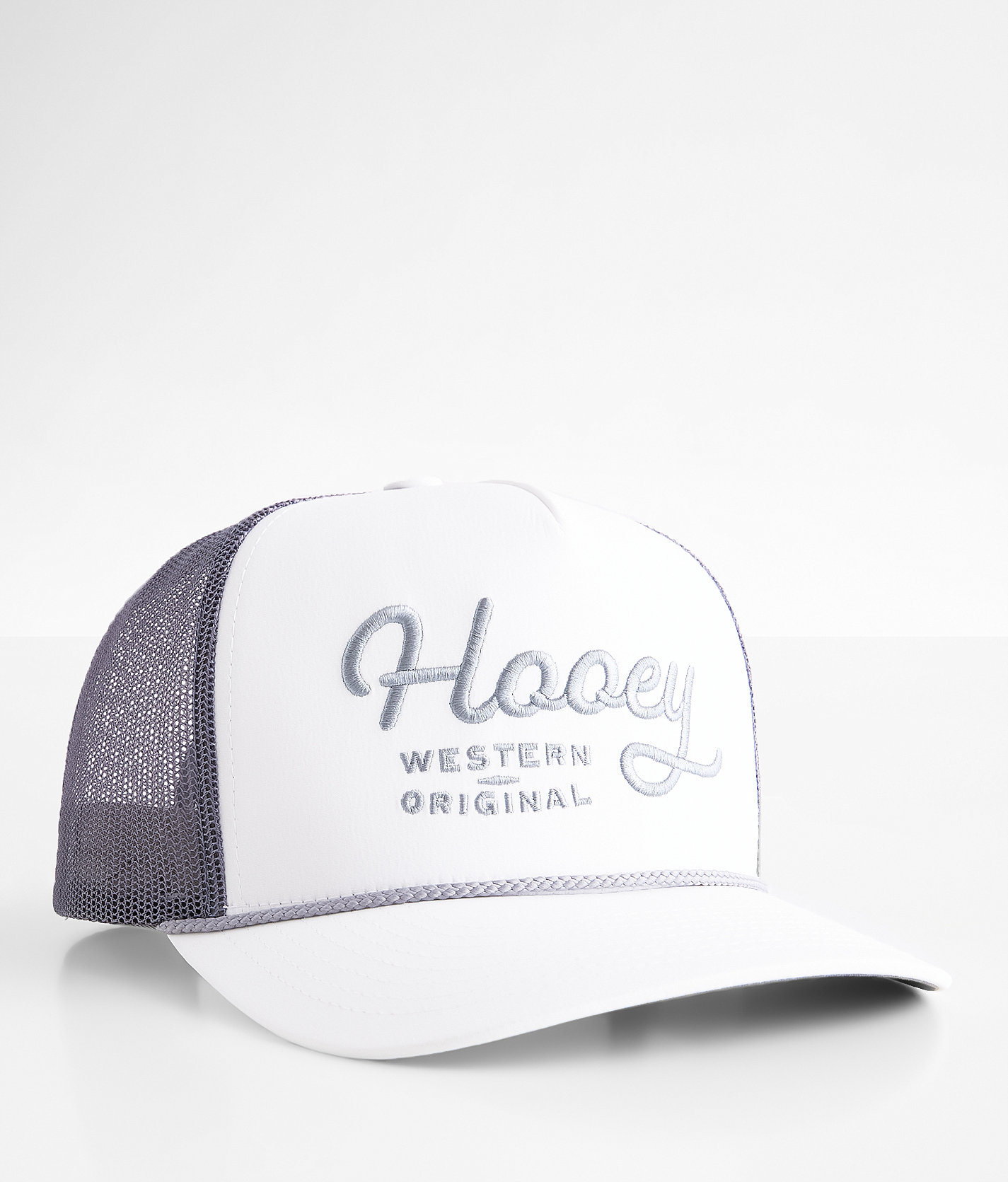 Hooey OG Trucker Hat - Men's Hats in White Grey