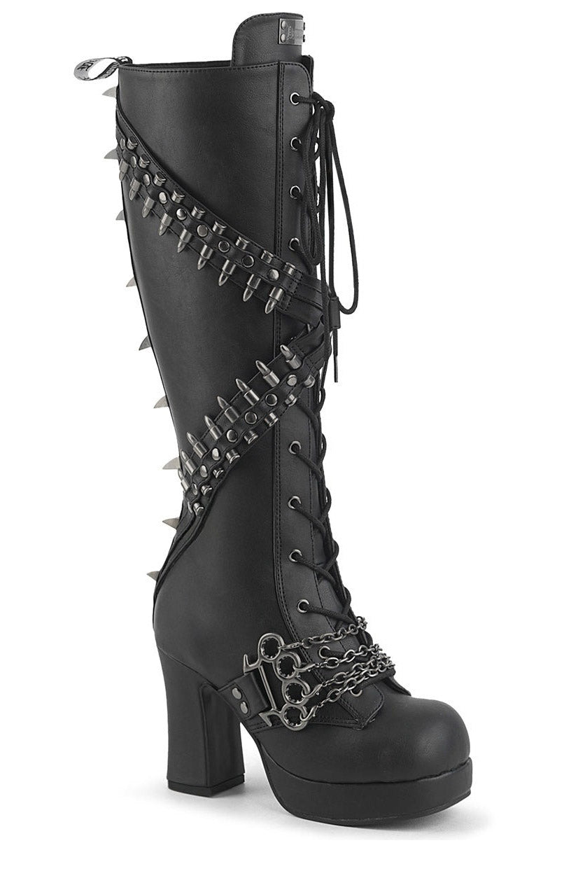 Furiosa Spiked Lace-Up Bullet Boots [GOTHICA-108]