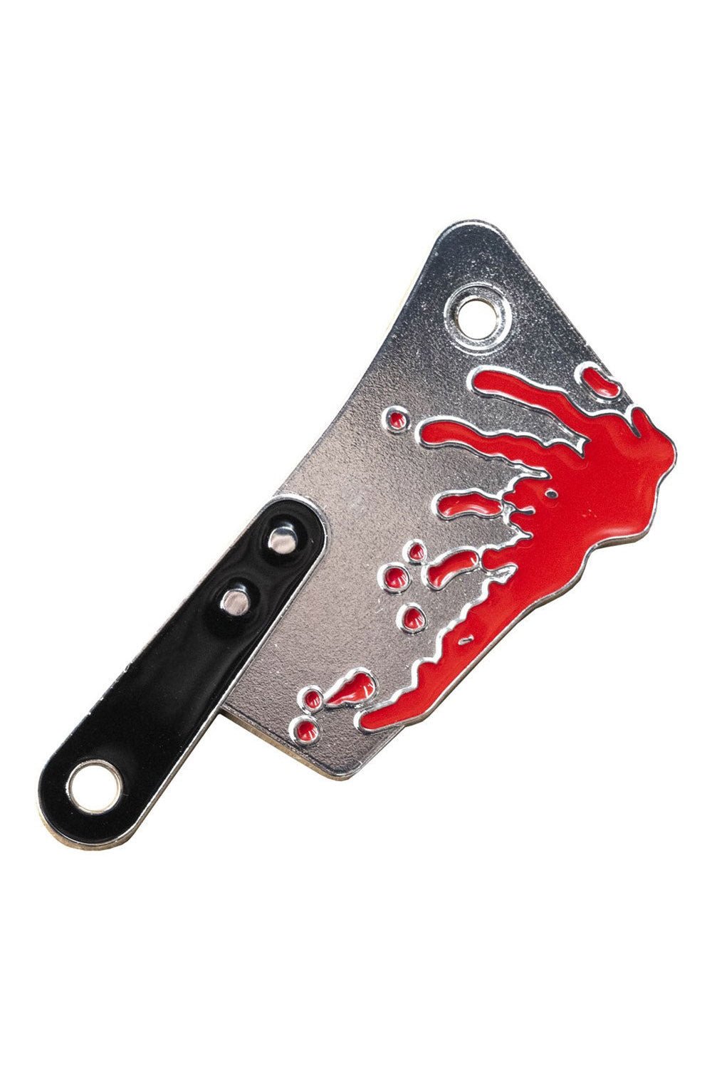 Cleaver Blood Splatter Enamel Pin