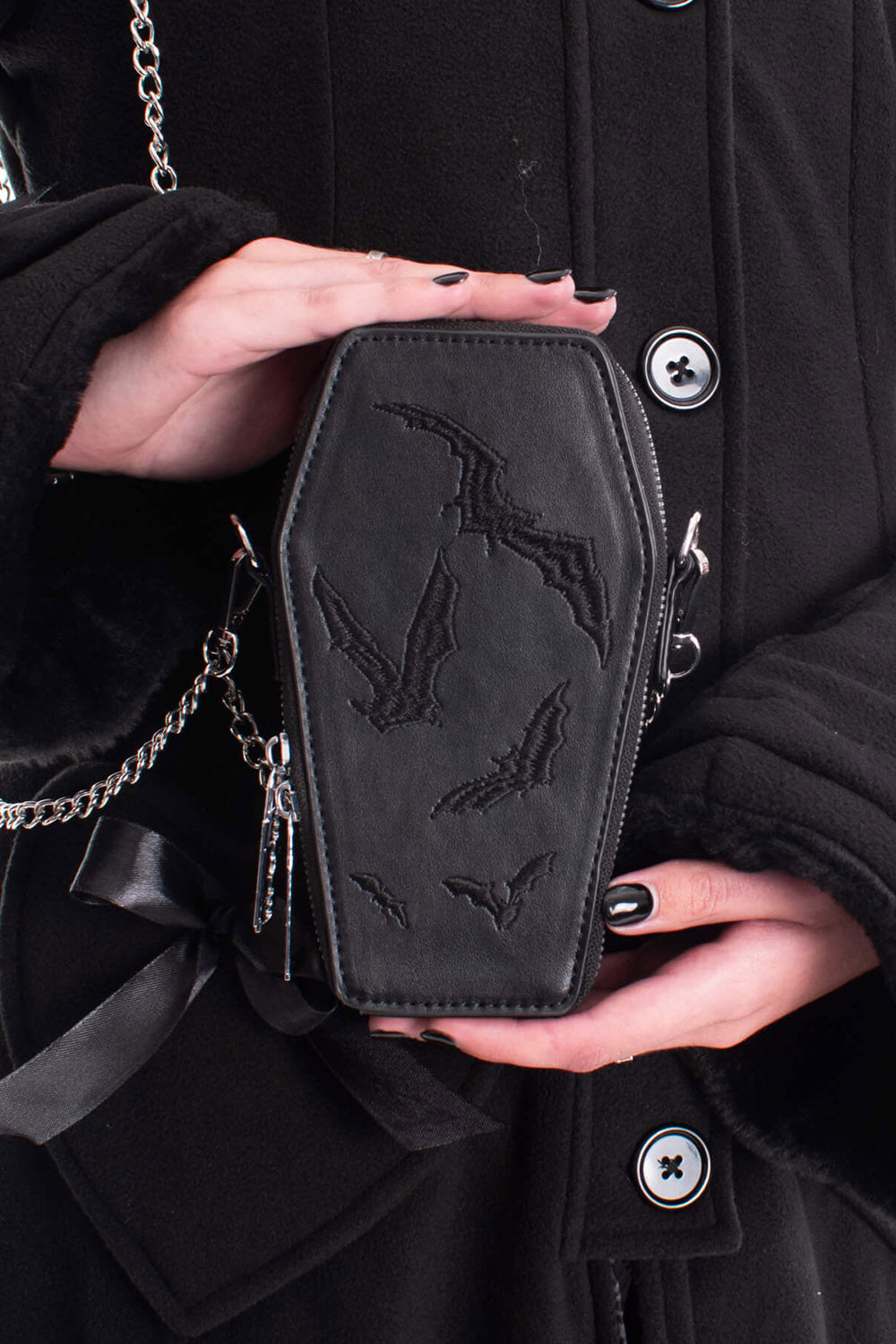 Bat Mini Coffin Bag