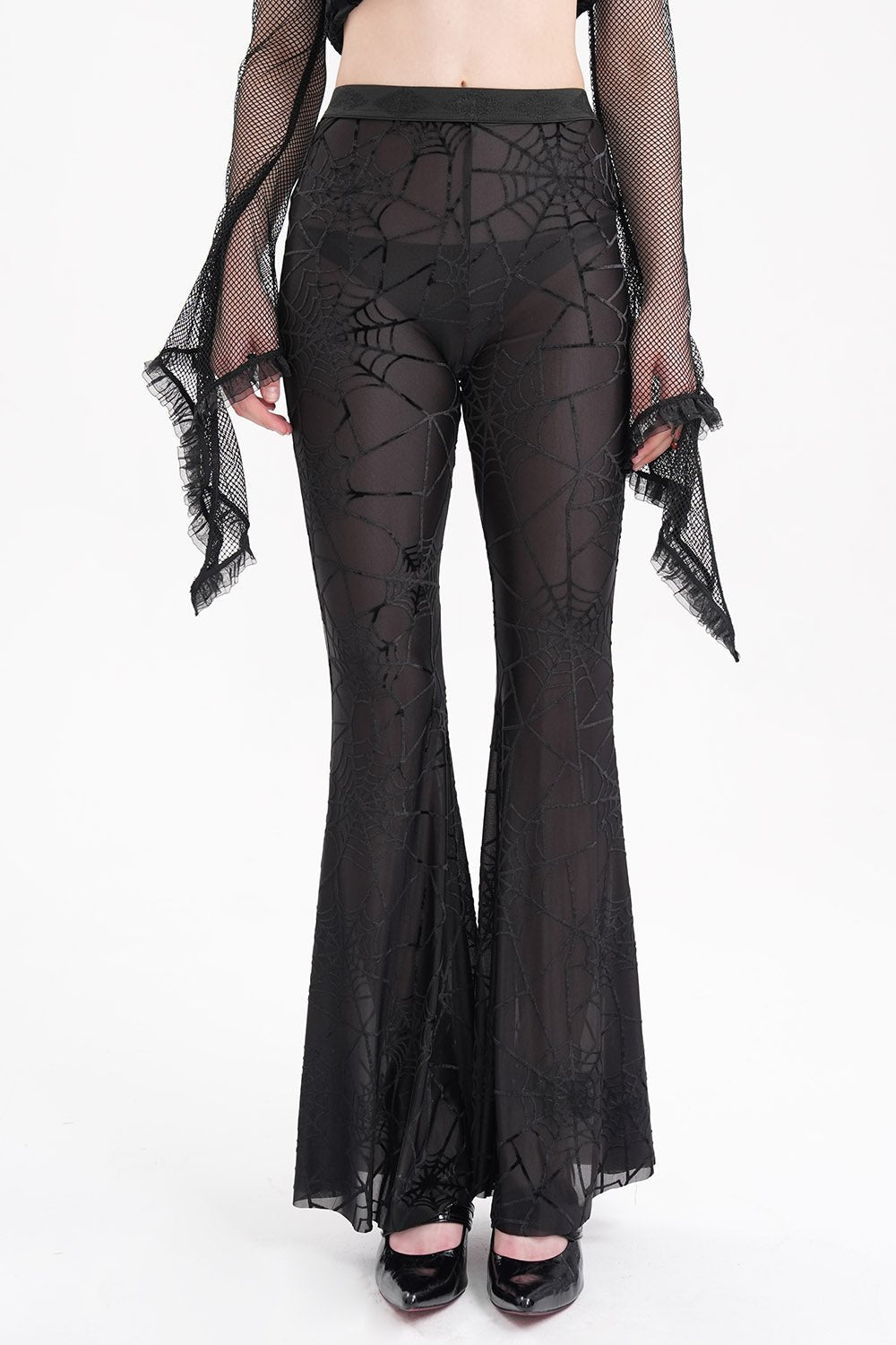 Creepy Crawly Mesh Spiderweb Flares