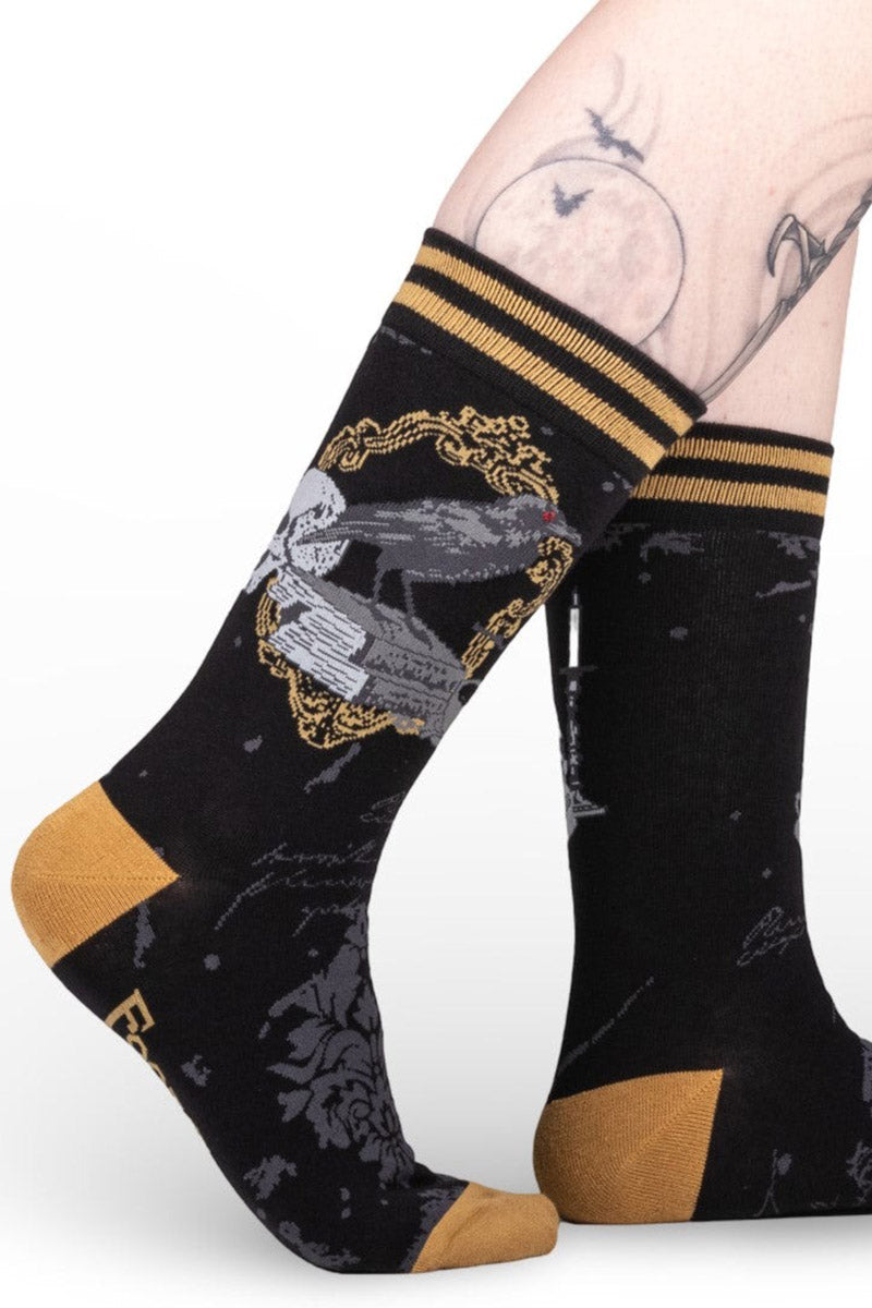 Raven's Grimoire Crew Socks