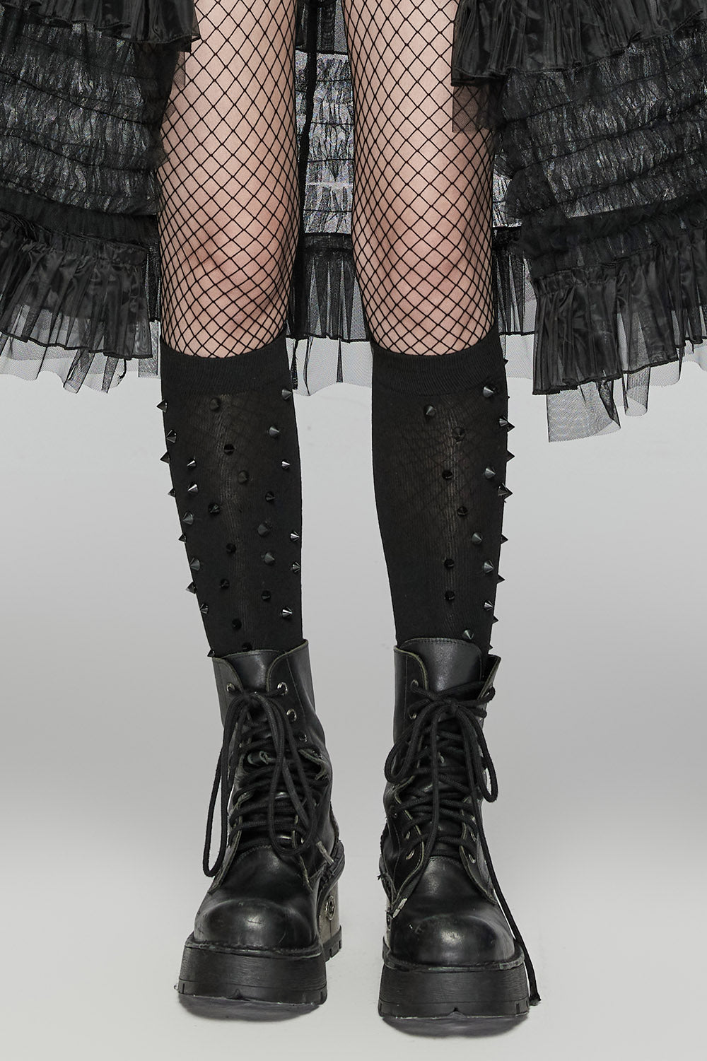 Punk Spiked Socks