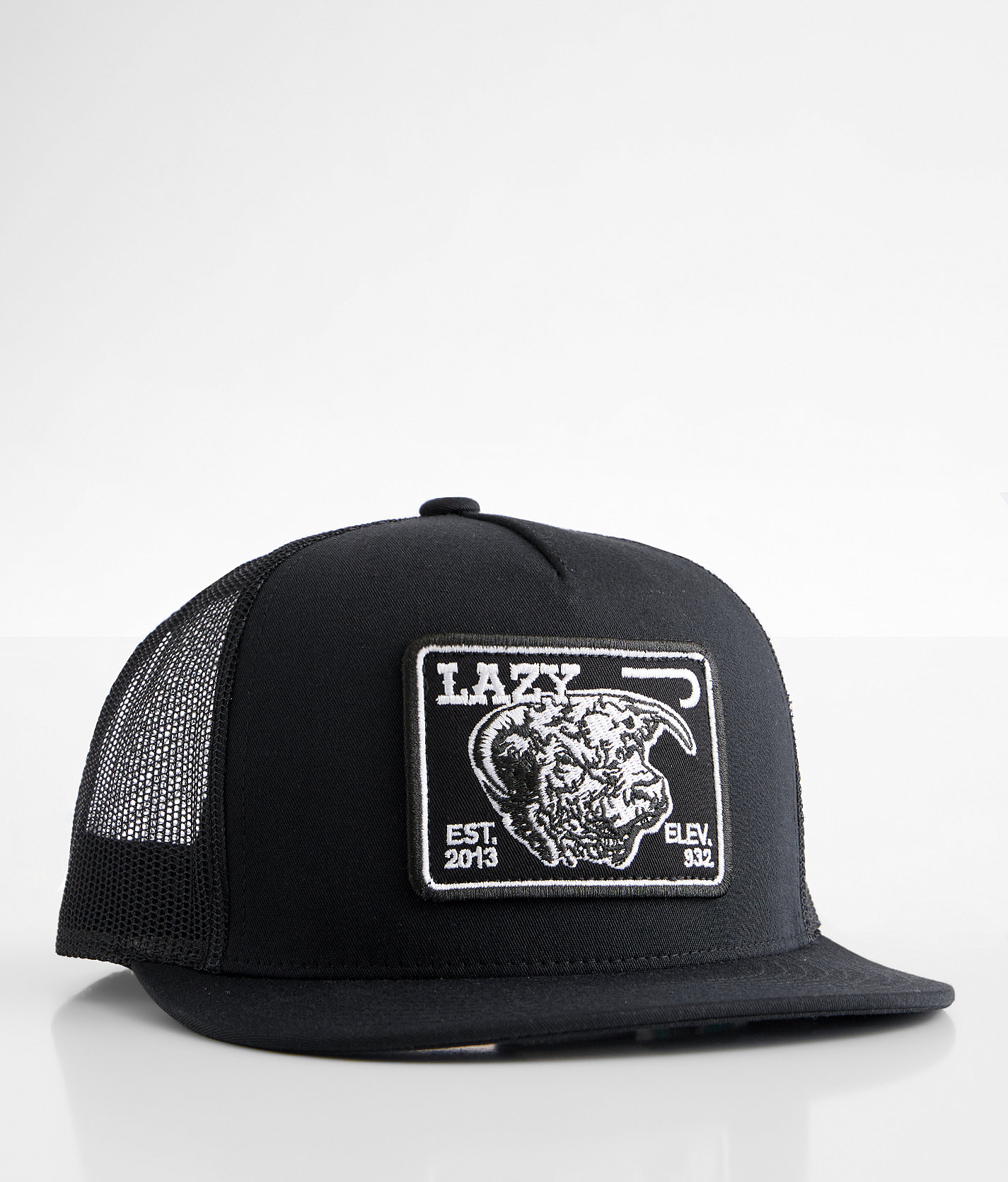 Lazy J Ranch Wear Elevation Trucker Hat - Men's Hats in Black