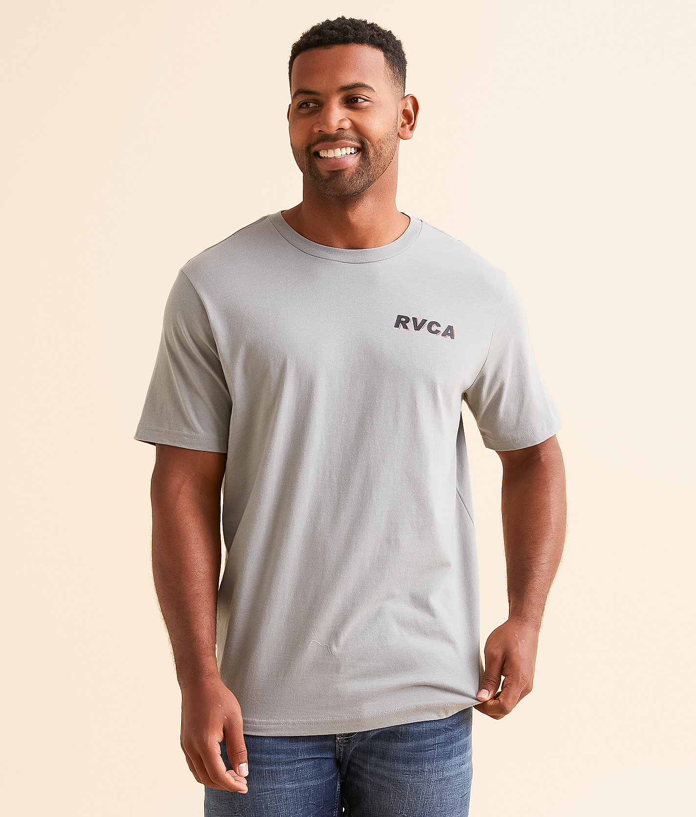 RVCA Speed Wobble T-Shirt - Men's T-Shirts in Monument