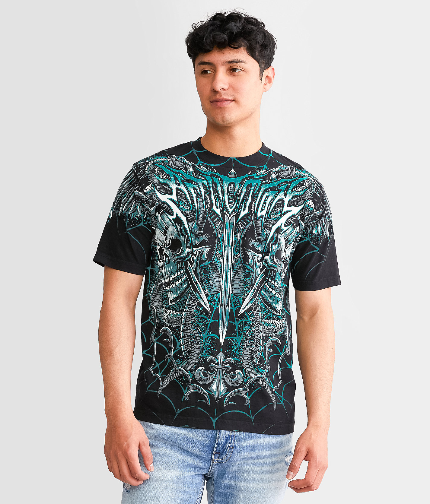 Affliction Fatal Deceit T-Shirt - Men's T-Shirts in Black