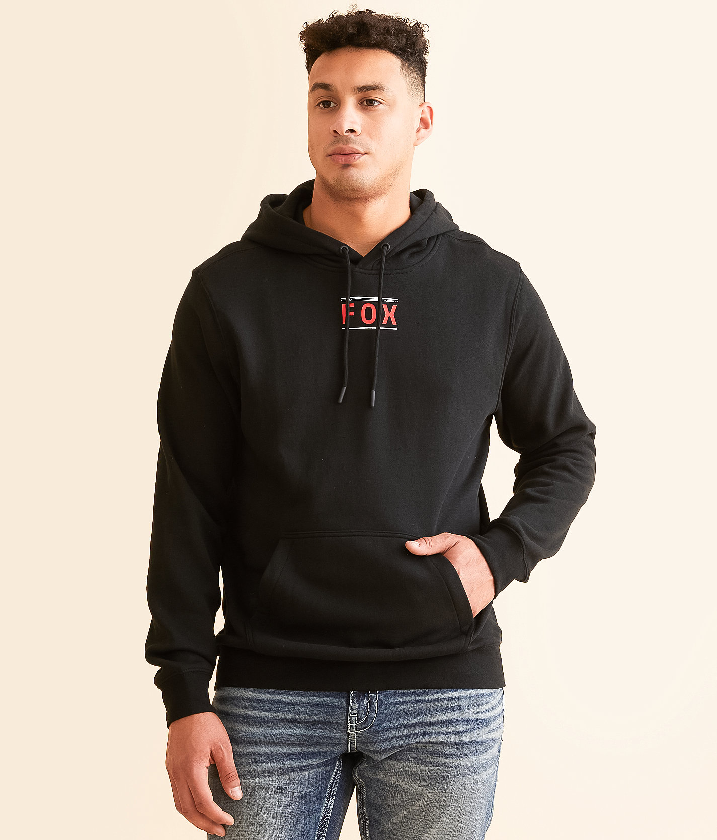Fox Race Space Hooded Sweatshirt - Men's Sweatshirts in Black