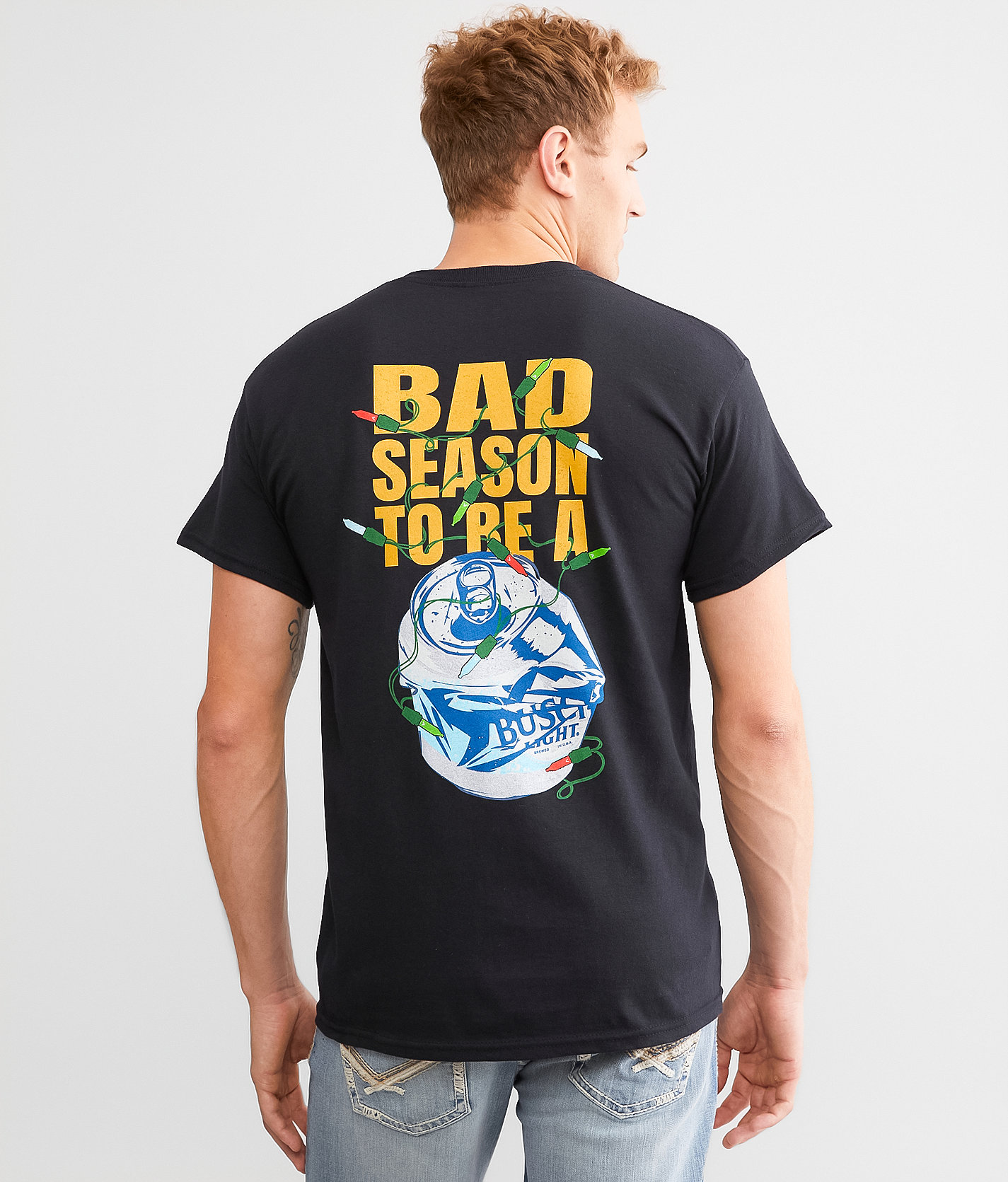 Brew City Busch Light® Bad Season To Be A Beer T-Shirt - Men's T-Shirts in Black