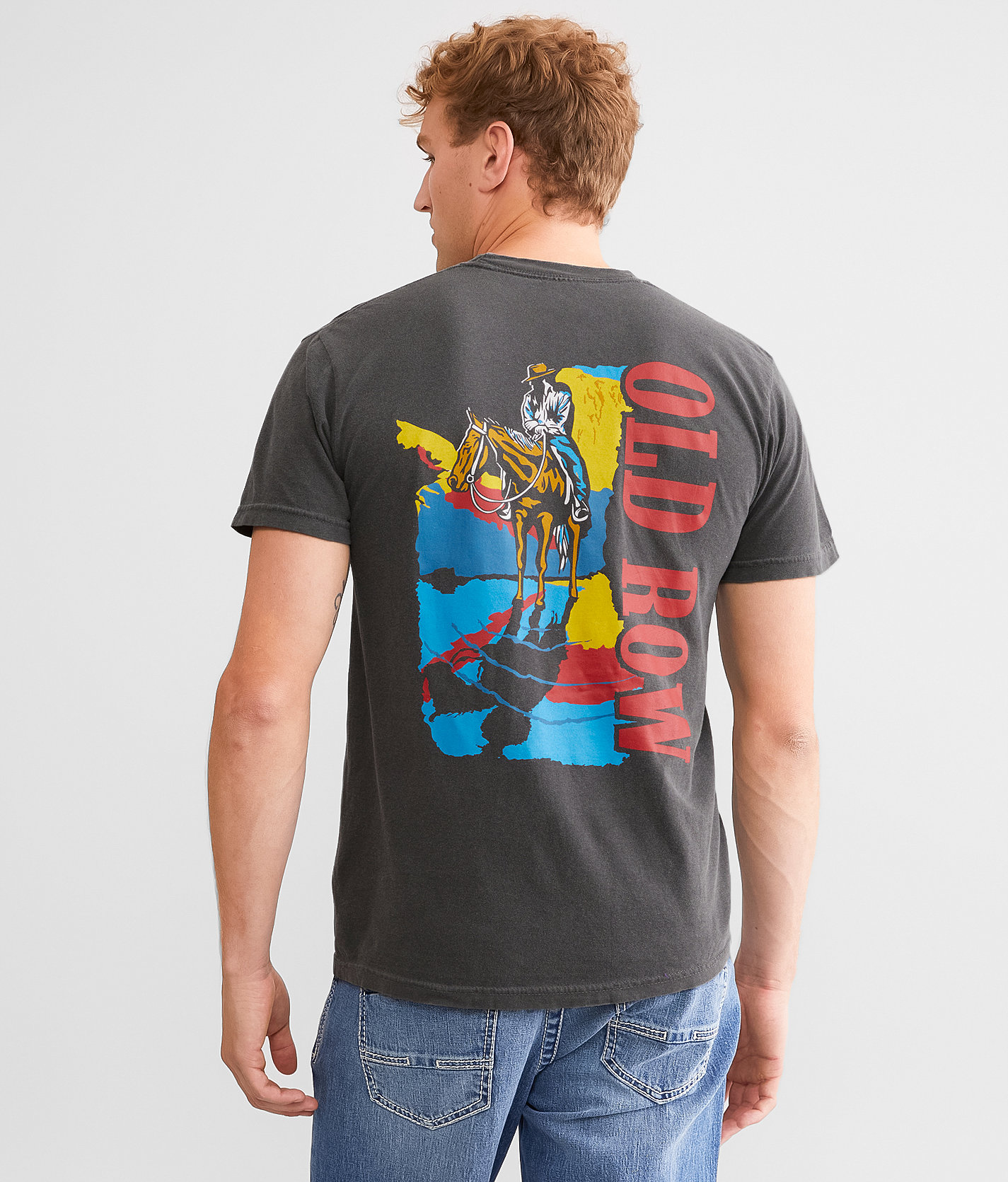 Old Row Cowboy T-Shirt - Men's T-Shirts in Pepper