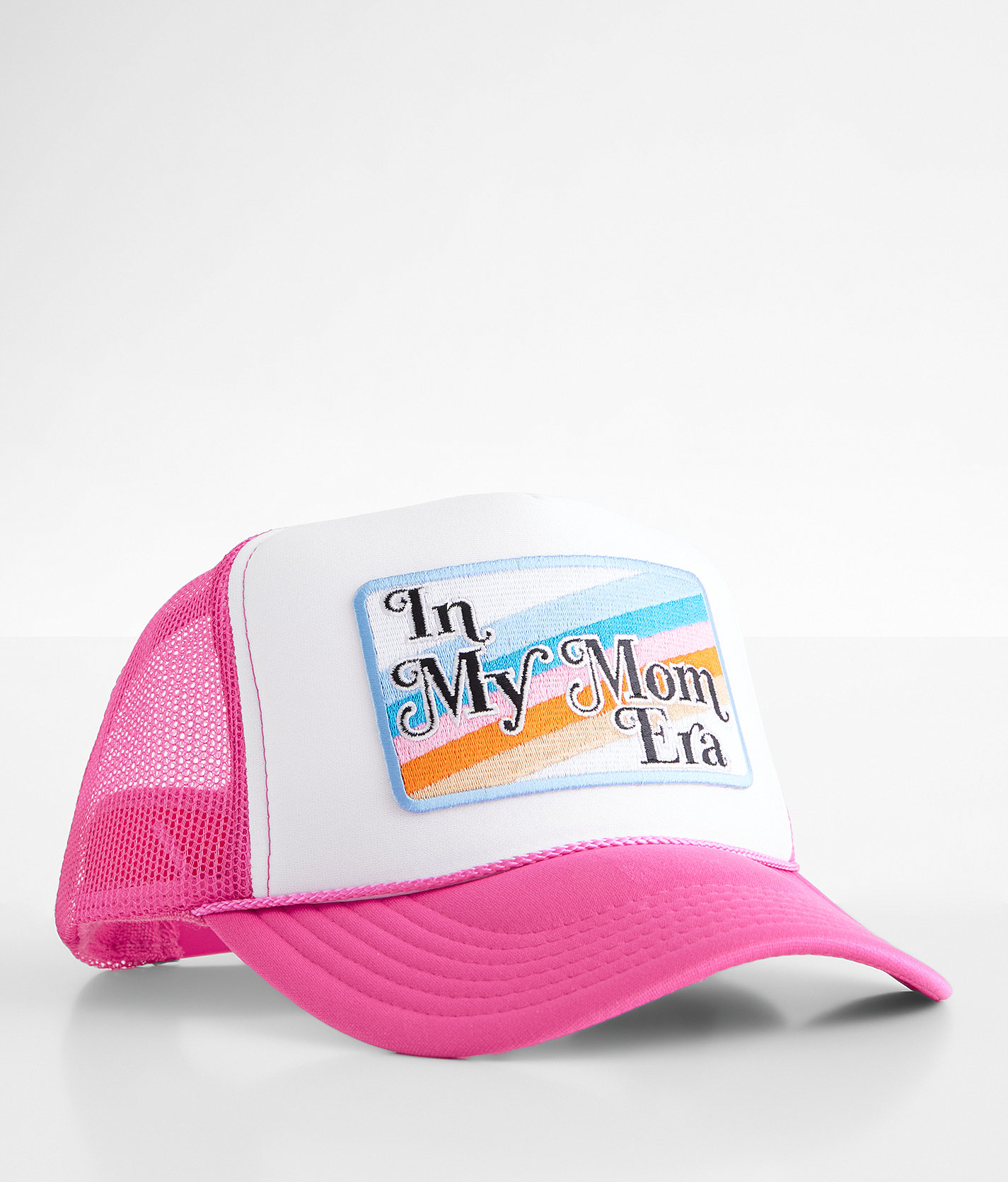 MADLEY. In My Mom Era Trucker Hat - Women's Hats in Pink