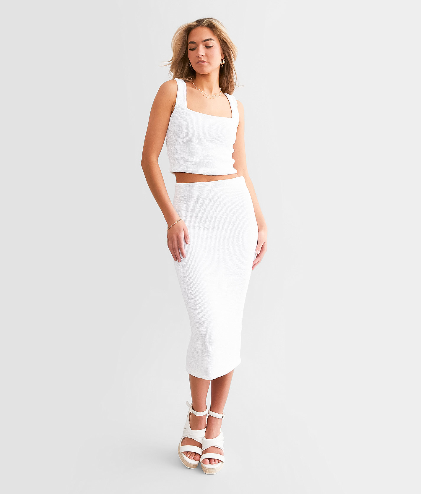 Z Supply Aveen Midi Skirt - Women's Skirts in White