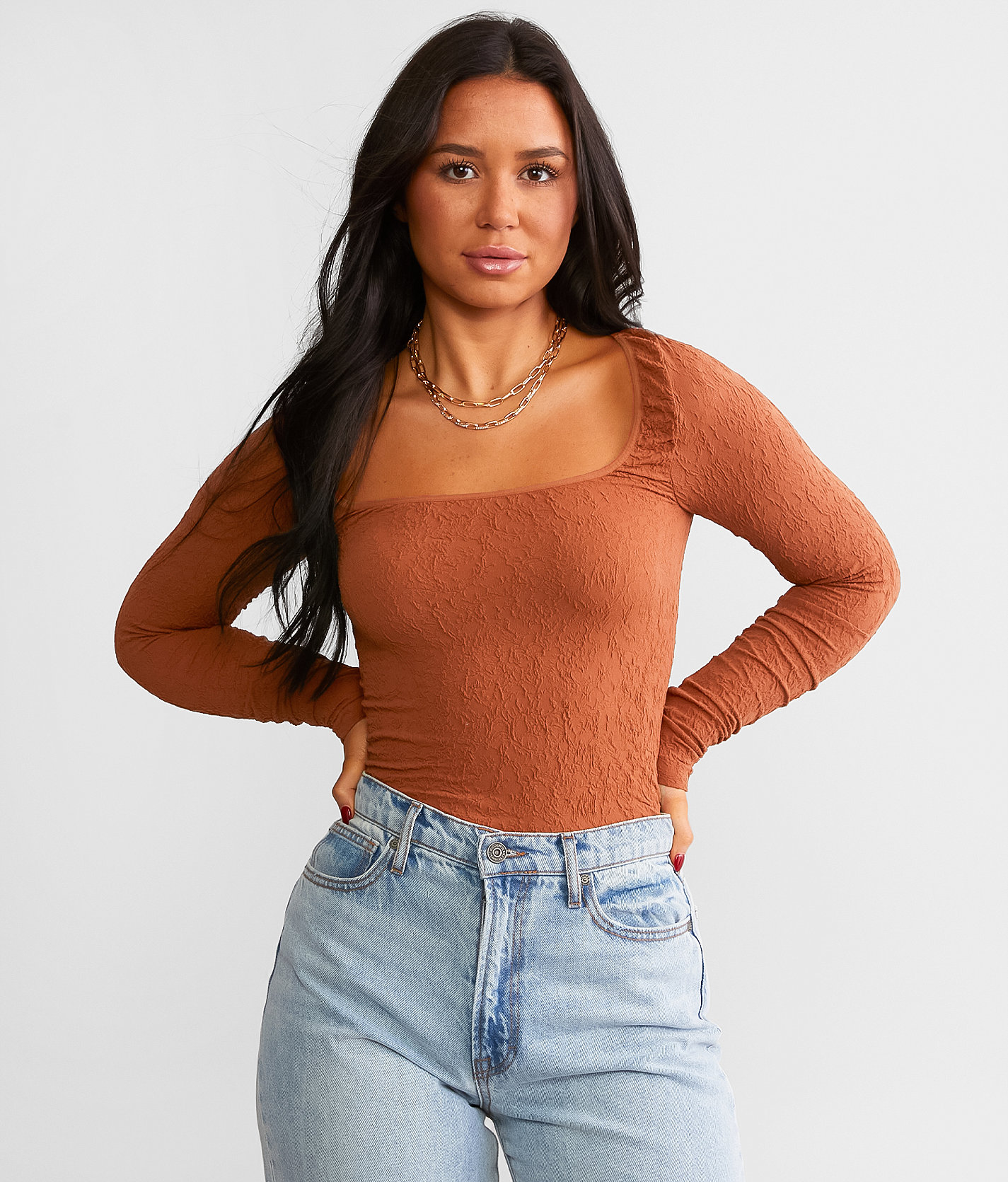 Free People Have It All Top - Women's Shirts & Blouses in Sequoia