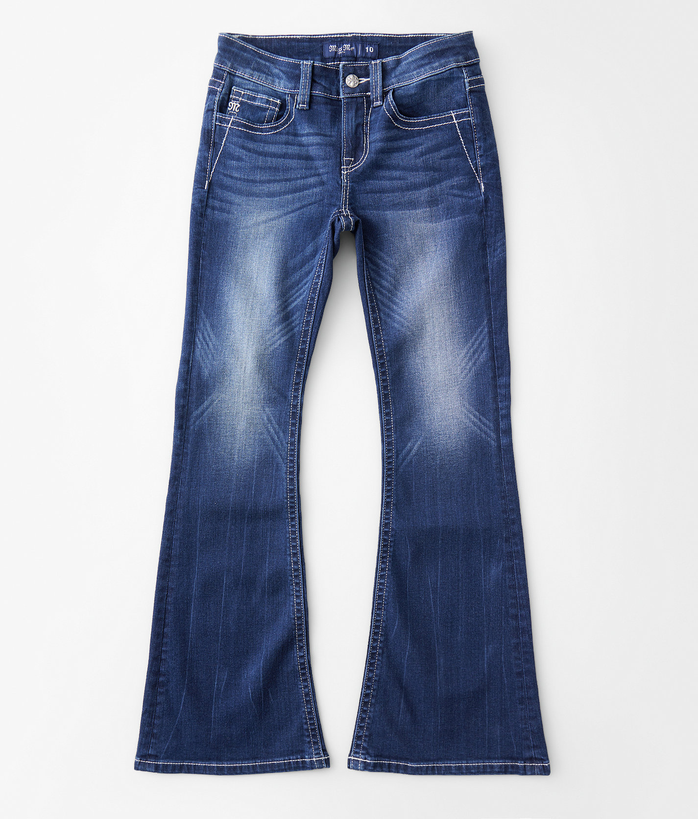 Girls - Miss Me Mid-Rise Flare Stretch Jean - Girl's Jeans in K220