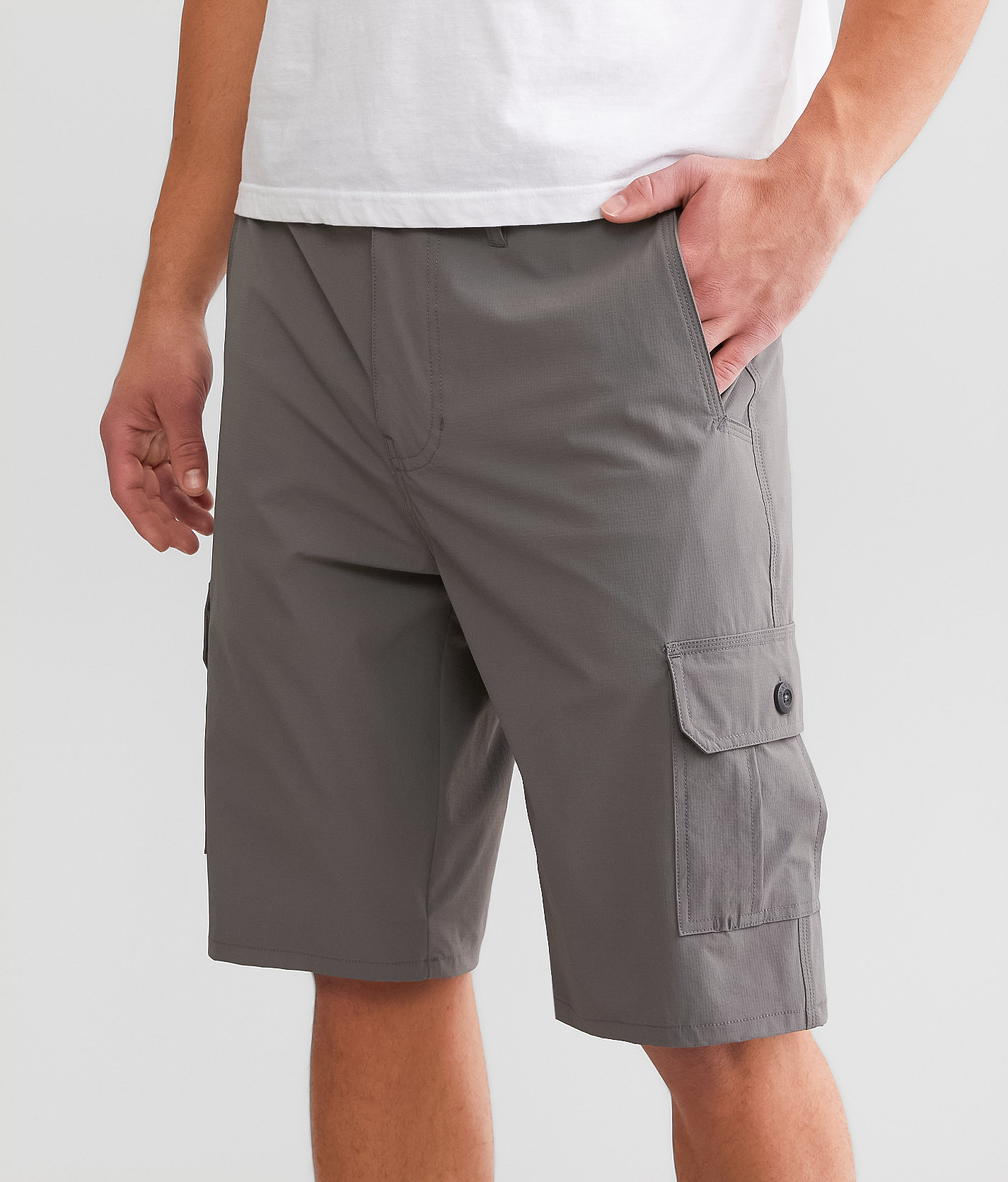 Maven Co-op Recreation Cargo Stretch Short - Men's Shorts in Grey