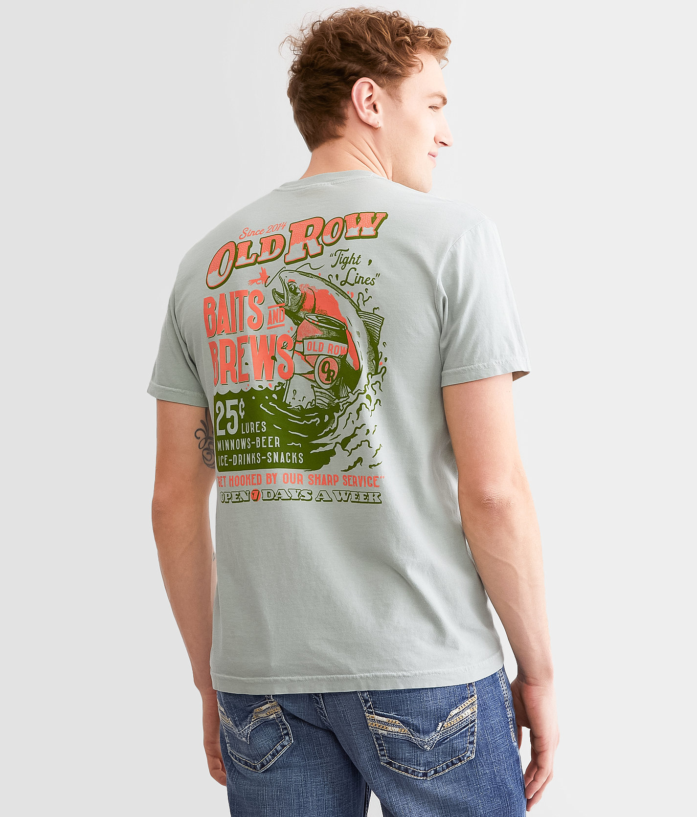 Old Row Baits & Brews T-Shirt - Men's T-Shirts in Bay