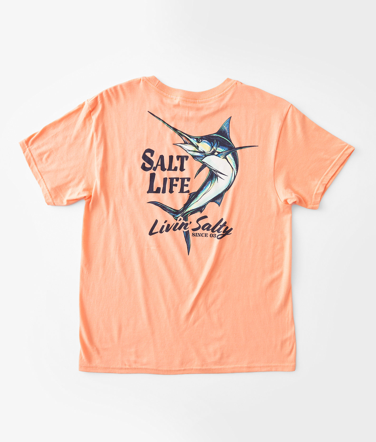 Girls - Salt Life Marlin Twist T-Shirt - Girl's T-Shirts in Grapefruit
